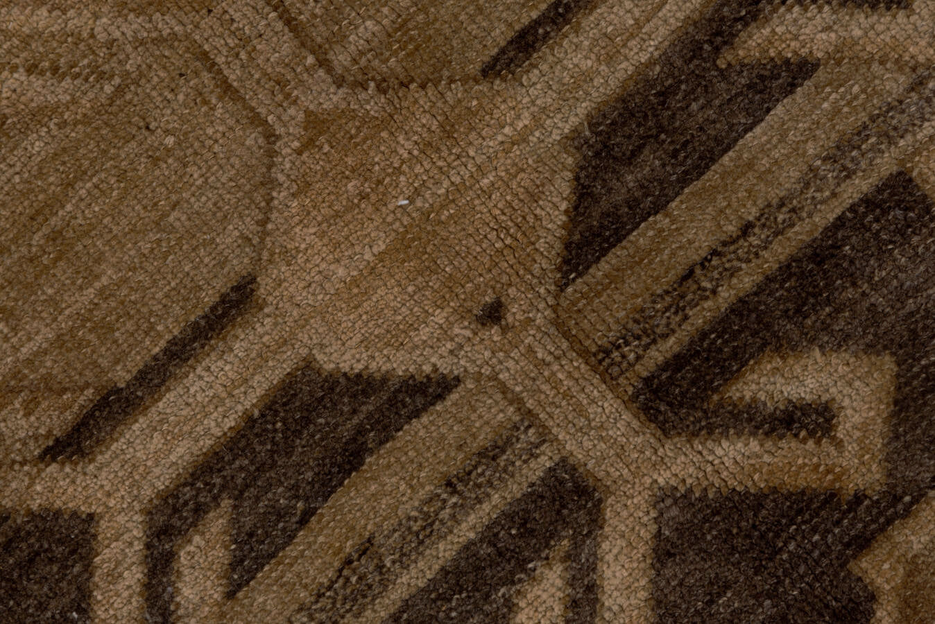 4'8" x 12'9" Brown Oushak Runner