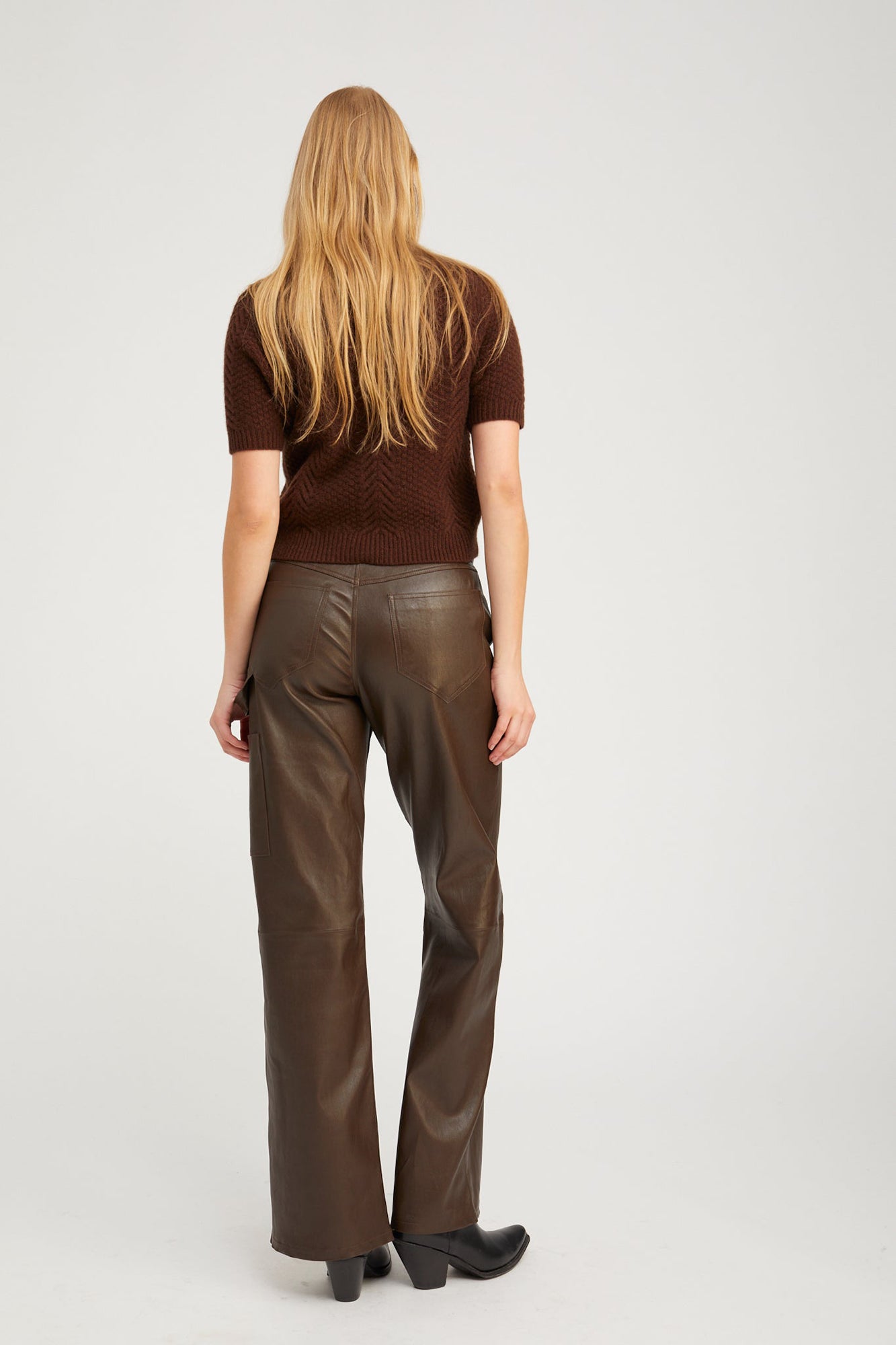 Americano Leather Carpenter Pants