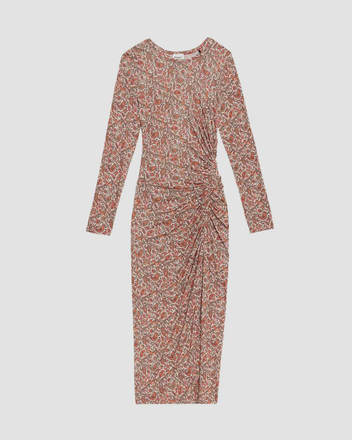 Jelina Long Draped Jersey Dress