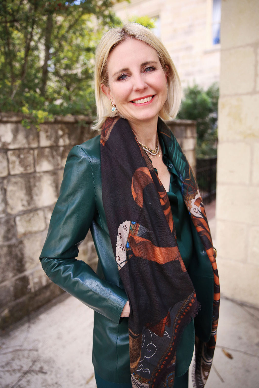 Flap Pocket Single Button Blazer