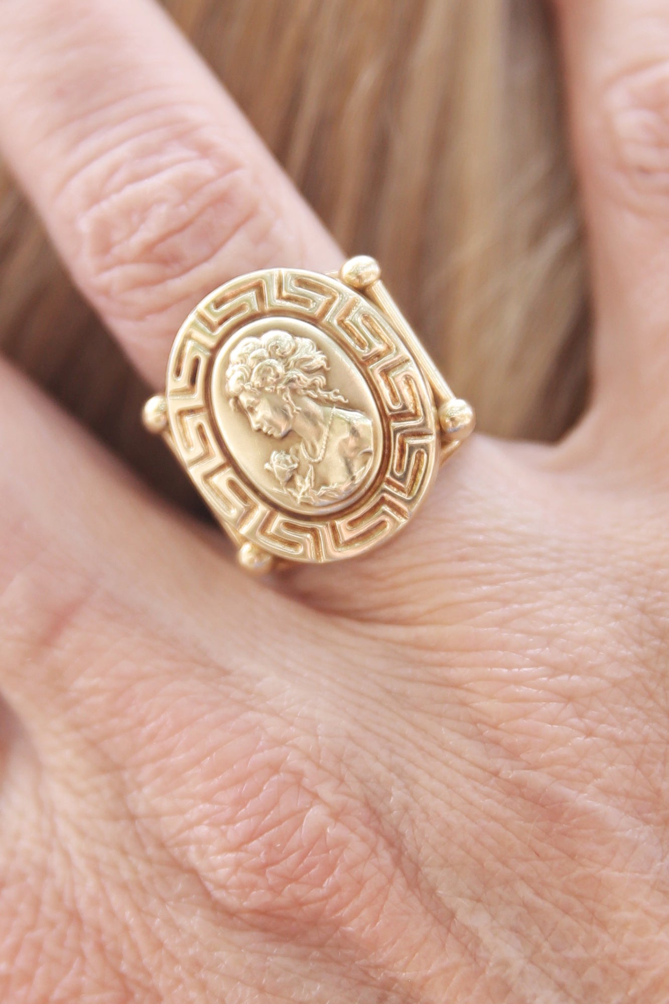 Gold Goddess Ring
