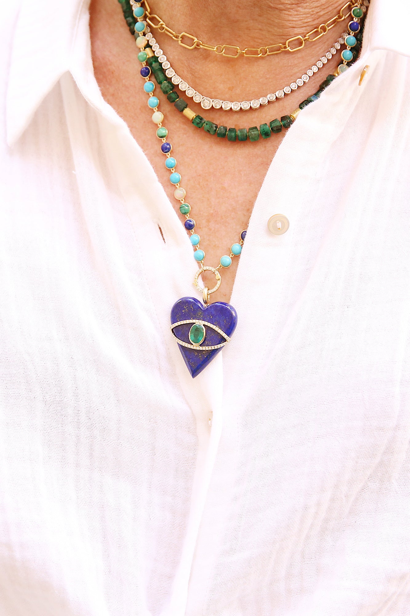 Stone Heart Pendant