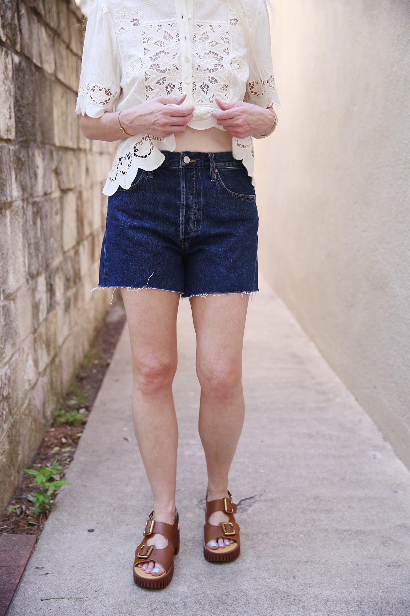 90s Low Slung Short Heritage Rinse