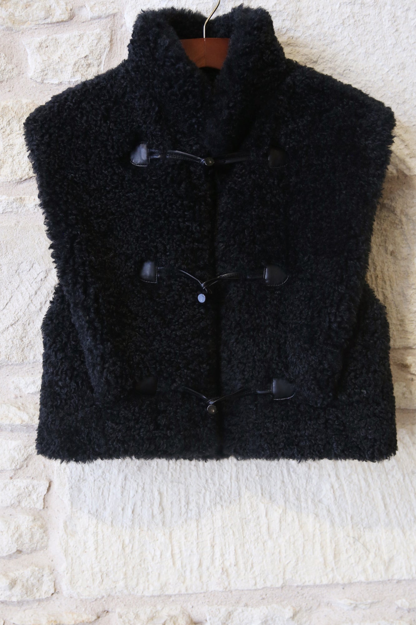 Alisa Curly Coat Vest