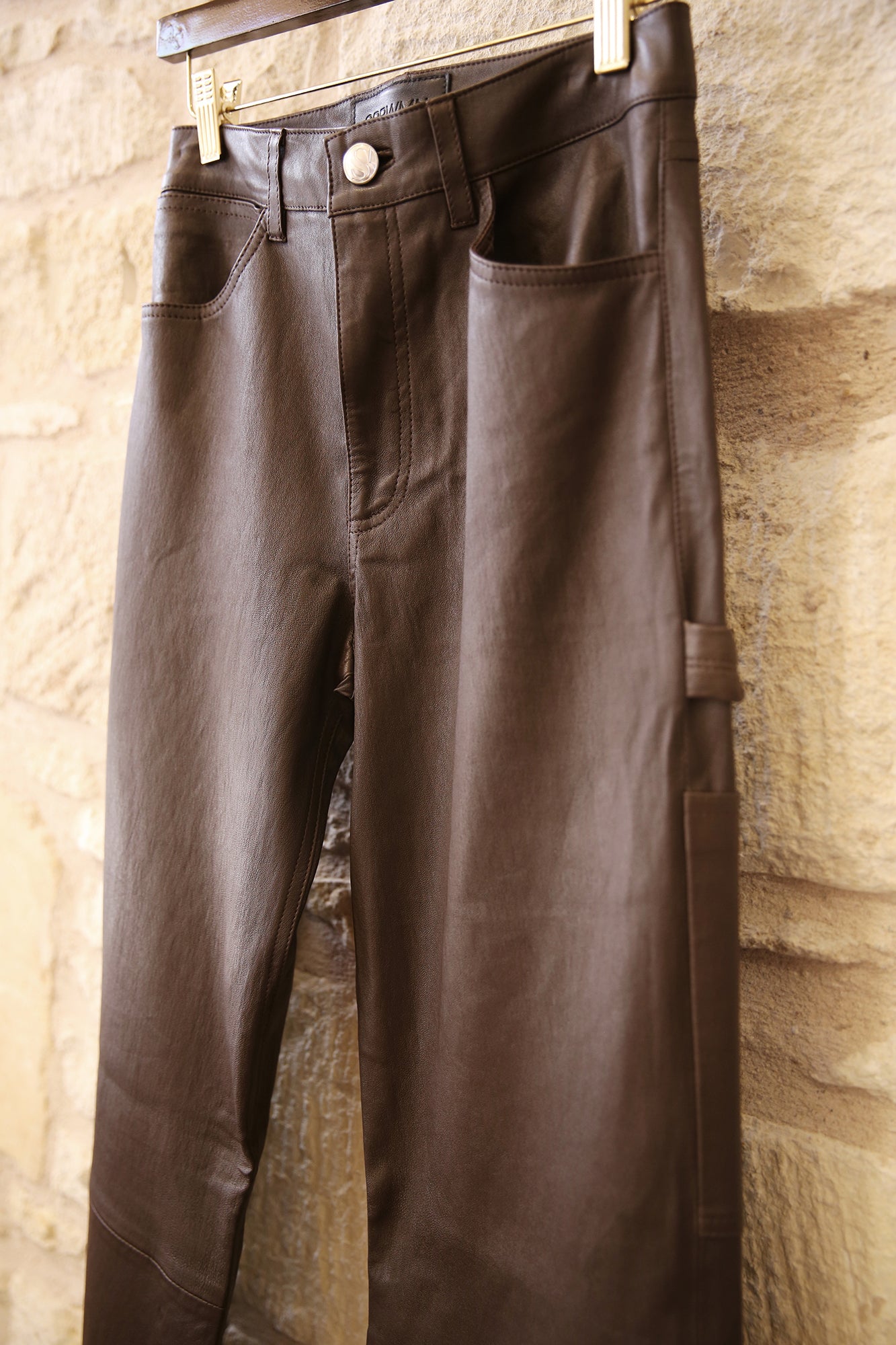 Americano Leather Carpenter Pants