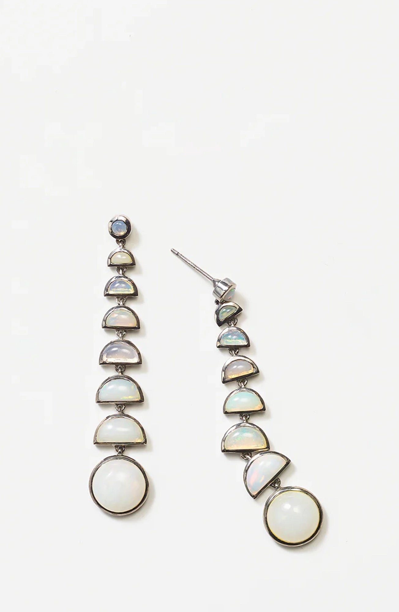 Ballbearing Earrings Ethiopian Opal