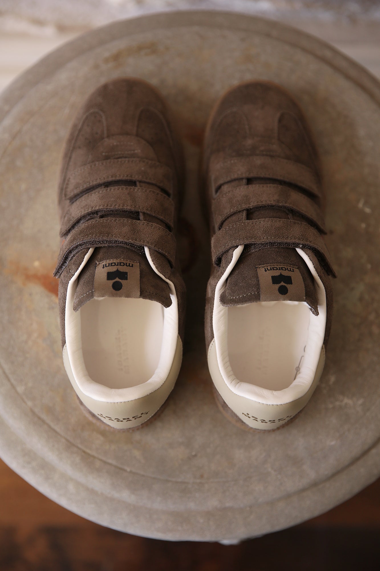 Beth Lot-Top Calfskin Leather Sneaker