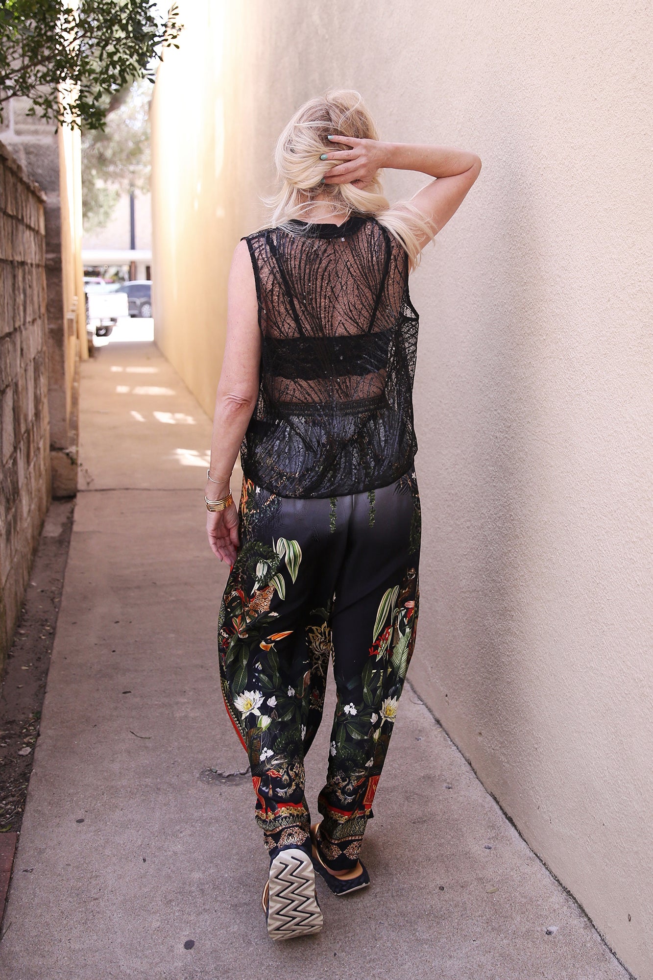 Black Web With Sequin Detail Gilet