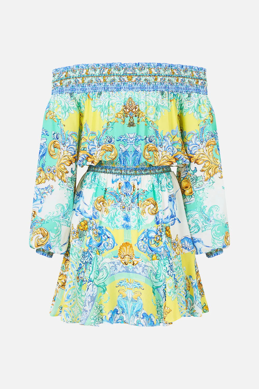 Off Shoulder Short Dress Dial Up The Tiles