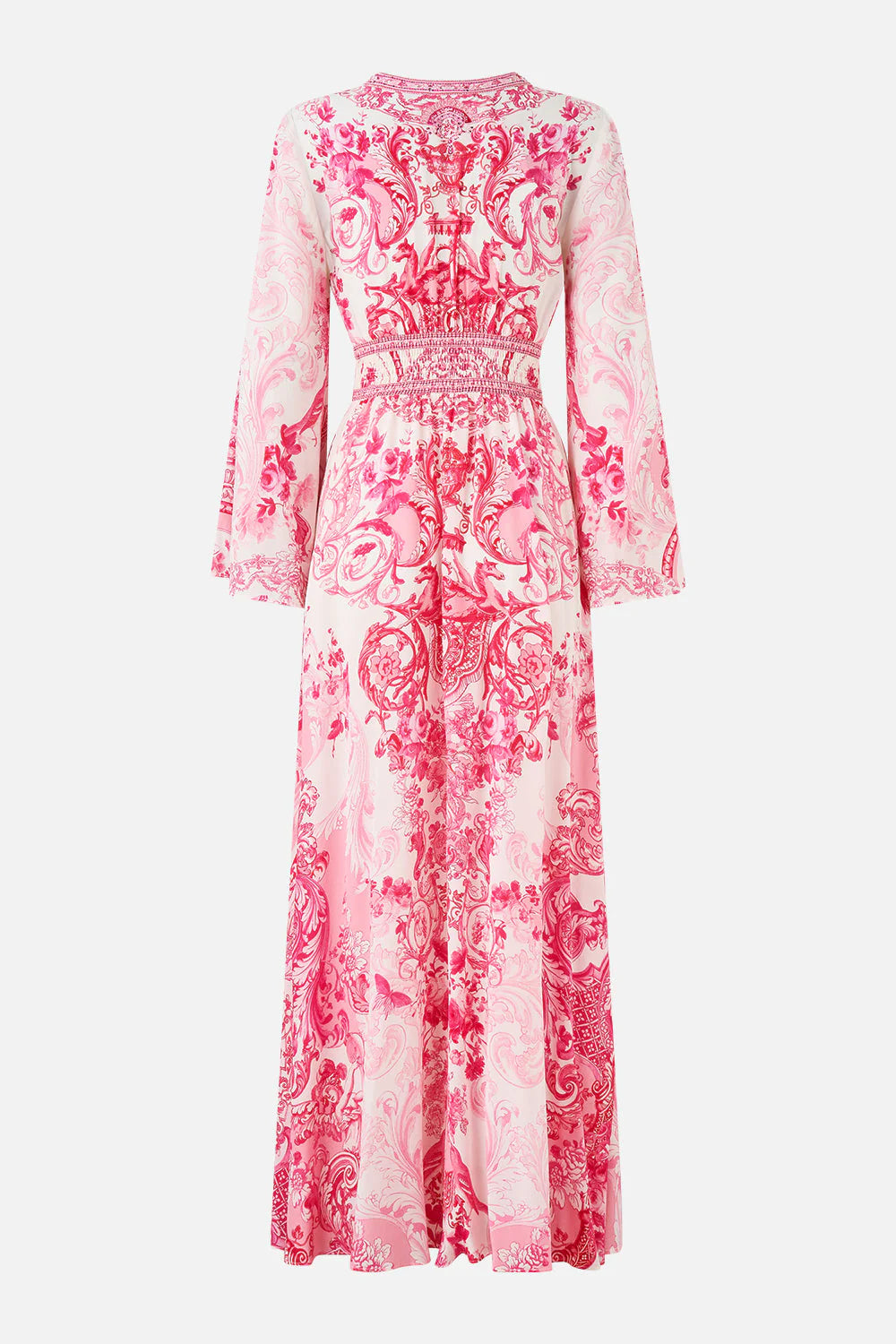 Kimono Sleeve Dress With Shirring Detail Livin La Vida Rosa