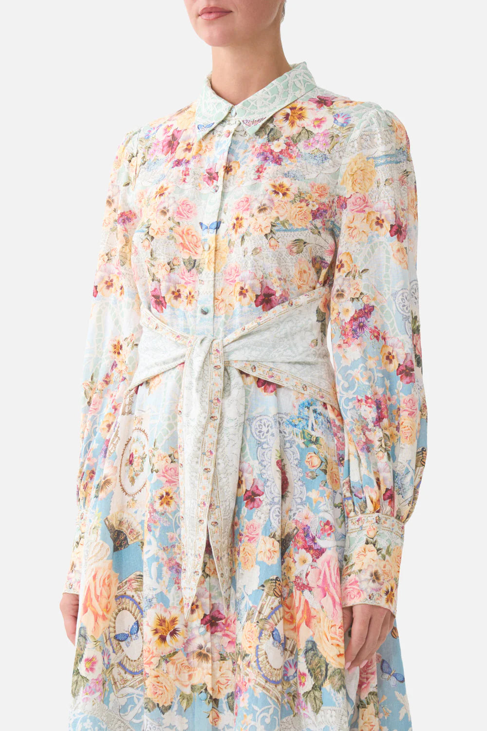 Waist Tie Shirt Dress A Taste For Lace