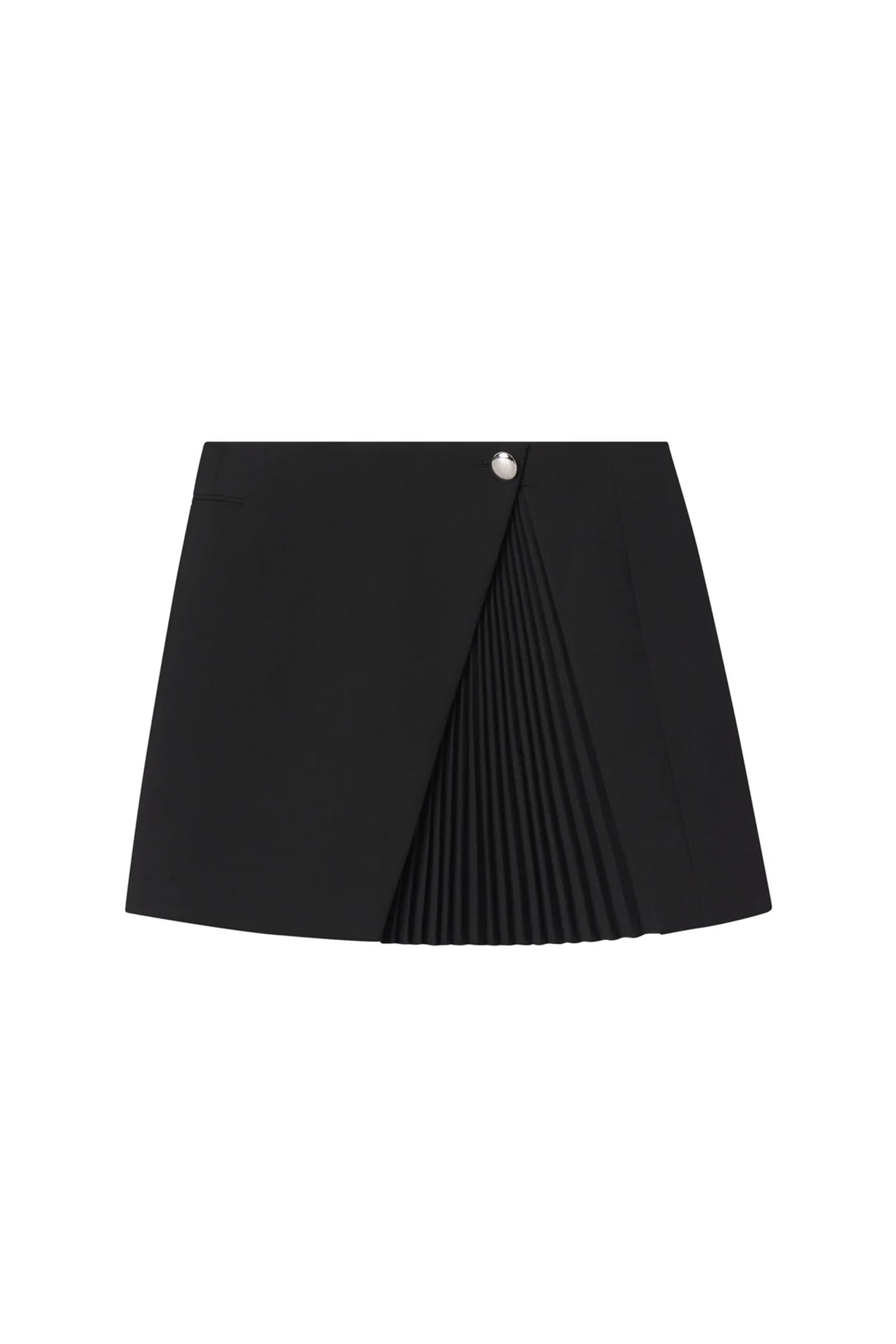 Callen Pleated Mini Skirt Black
