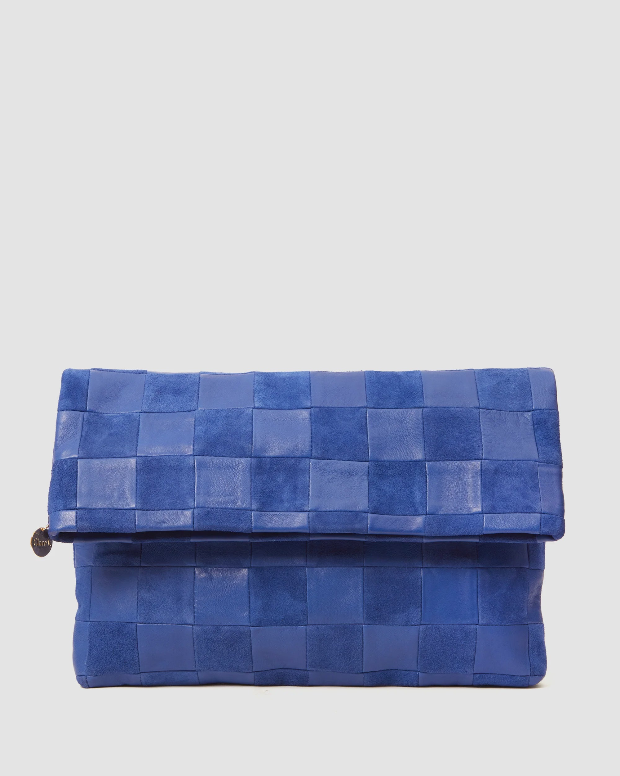 Carryall Clutch W/Tabs Lagoon Oversized Checker