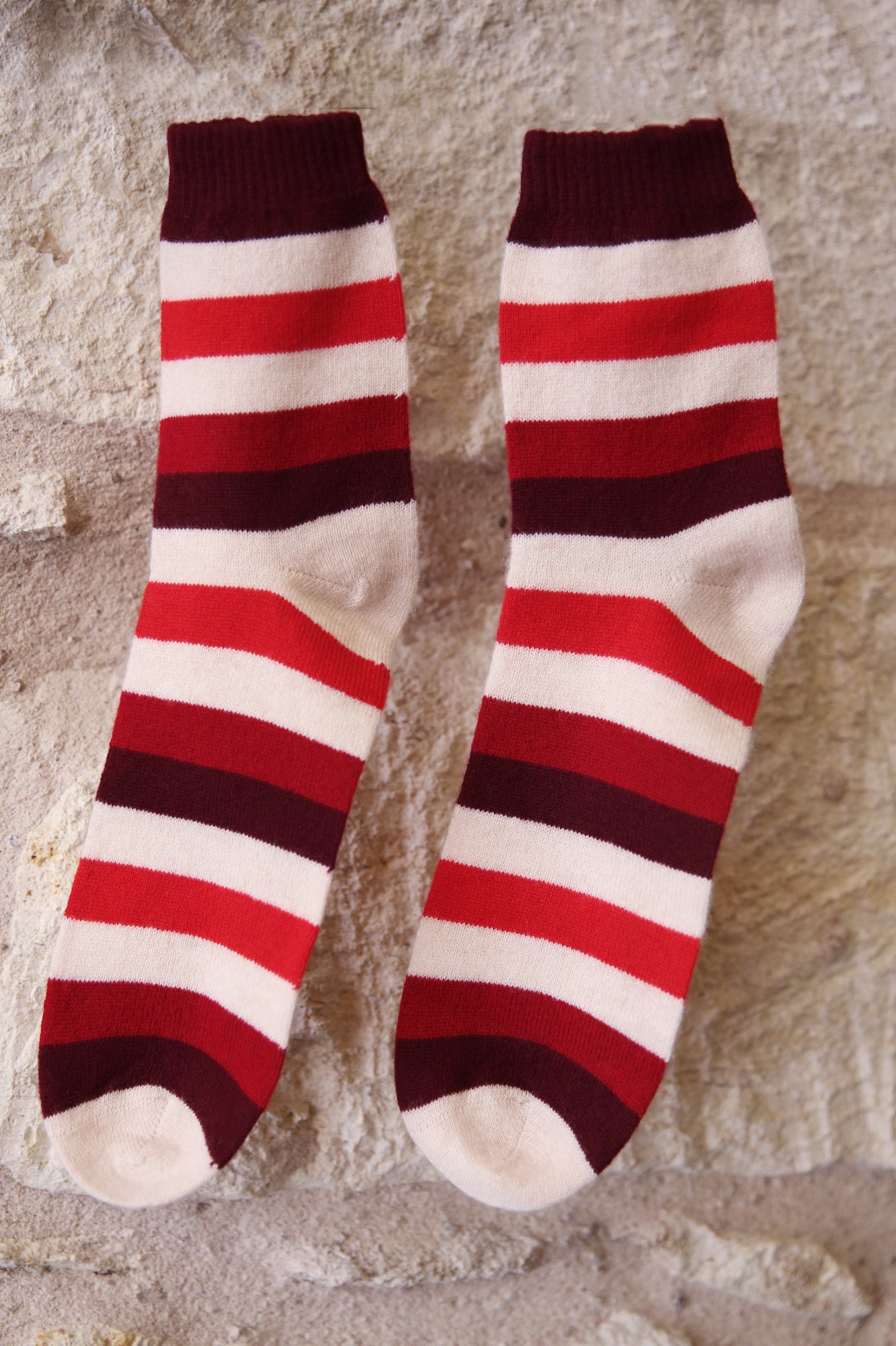 Cashmere Gradient Stripe Socks