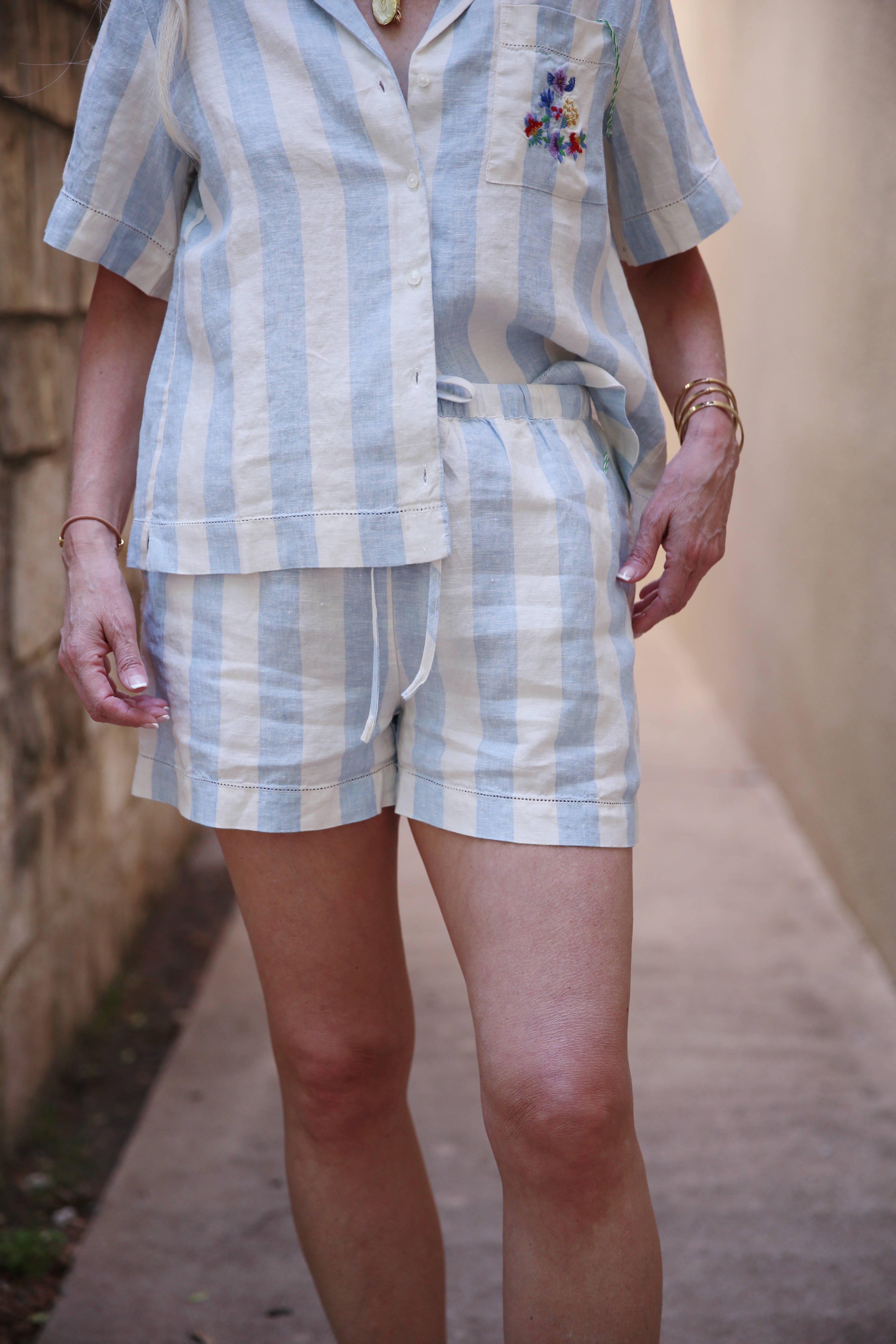 Charlie Short Seaside Stripe
