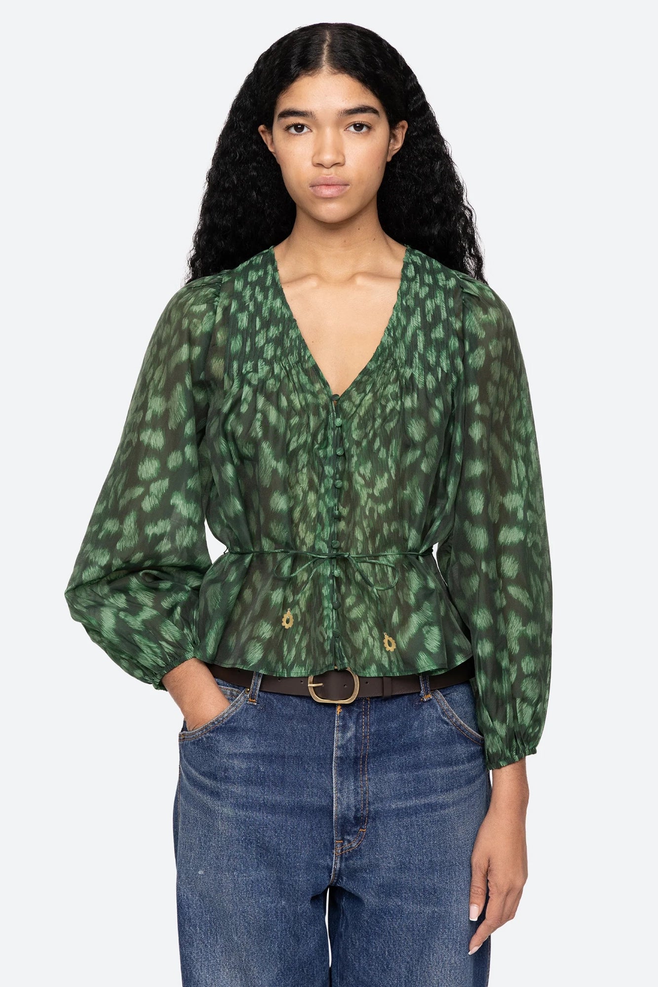 Claude Print Top