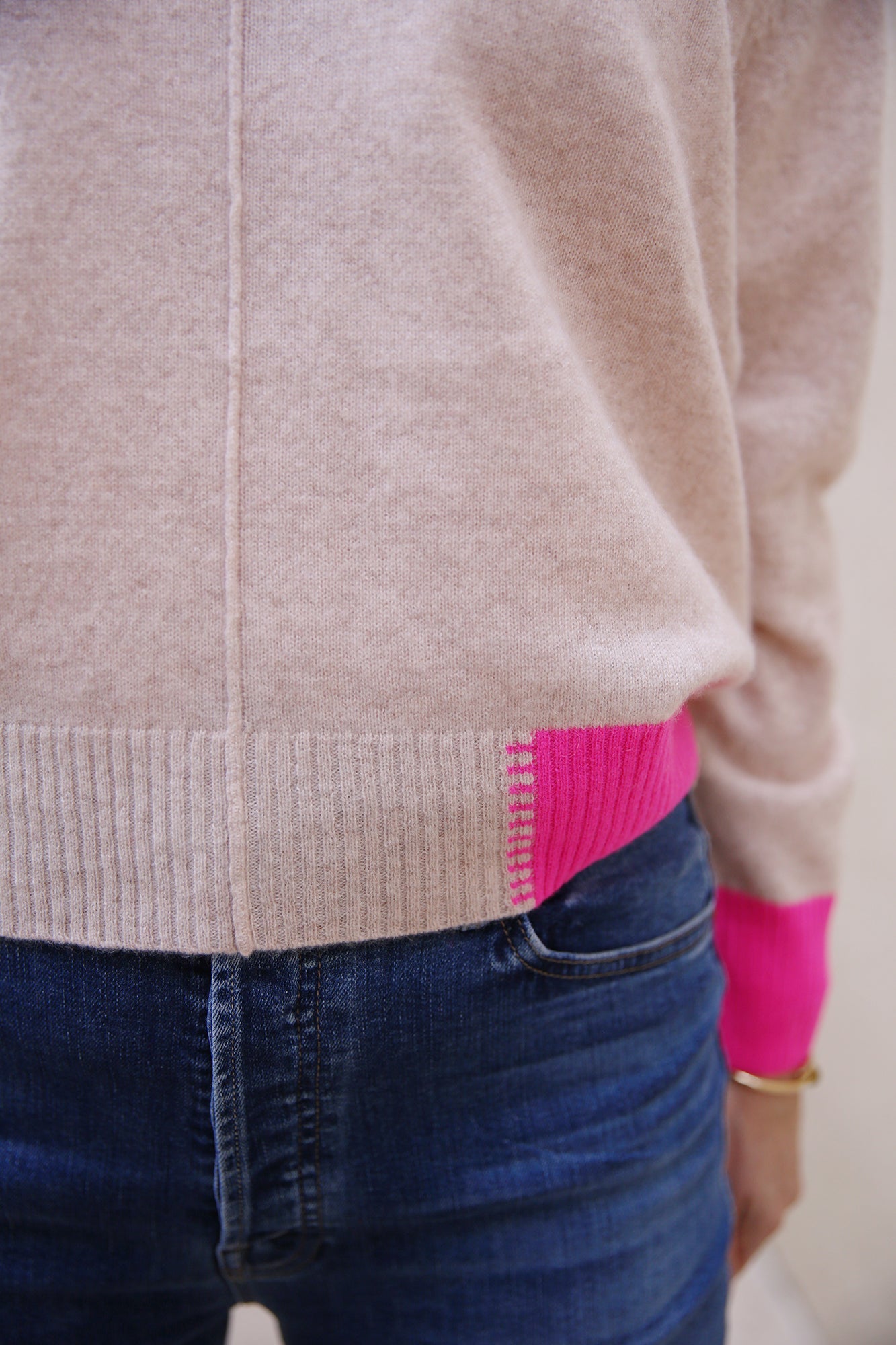 Colour Pop Maria V Sweater Cygnet Diva Pink