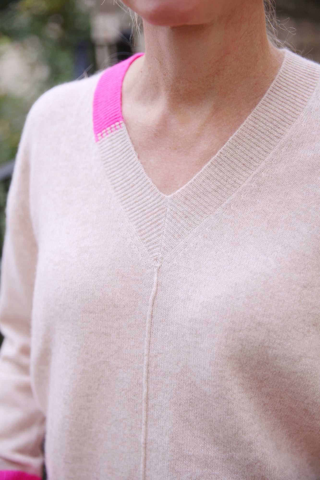 Colour Pop Maria V Sweater Cygnet Diva Pink