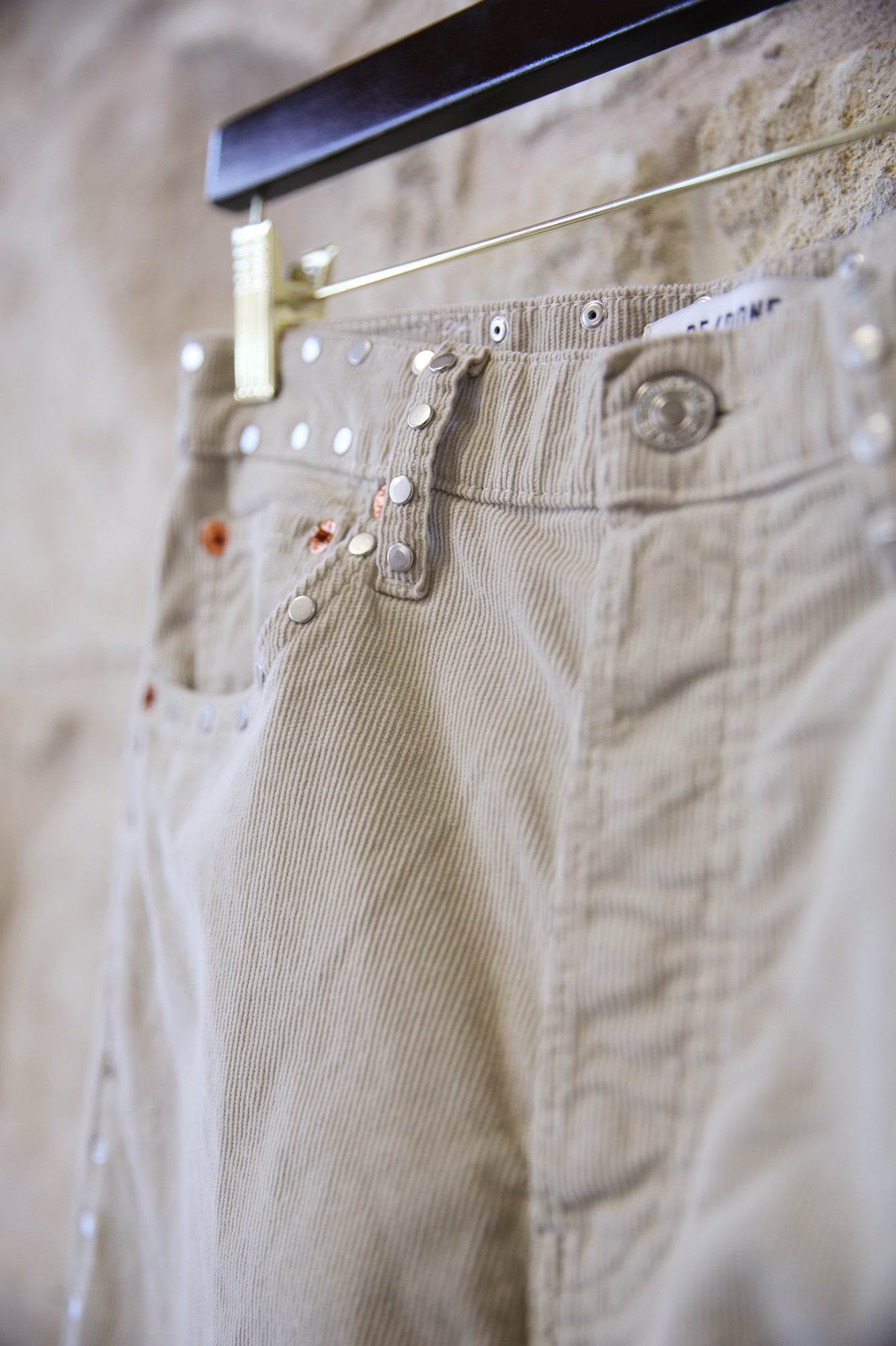 Comfort Stretch Corduroy High Rise Wide Leg