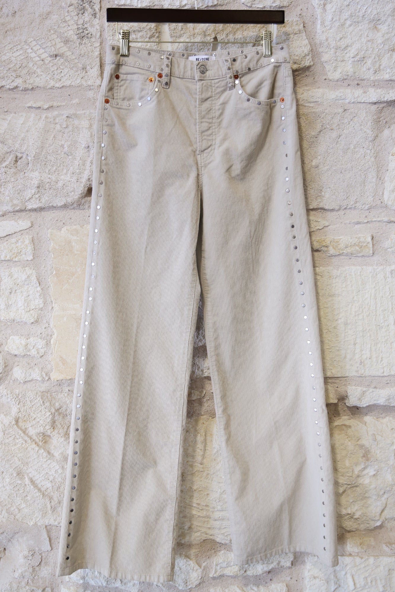 Comfort Stretch Corduroy High Rise Wide Leg