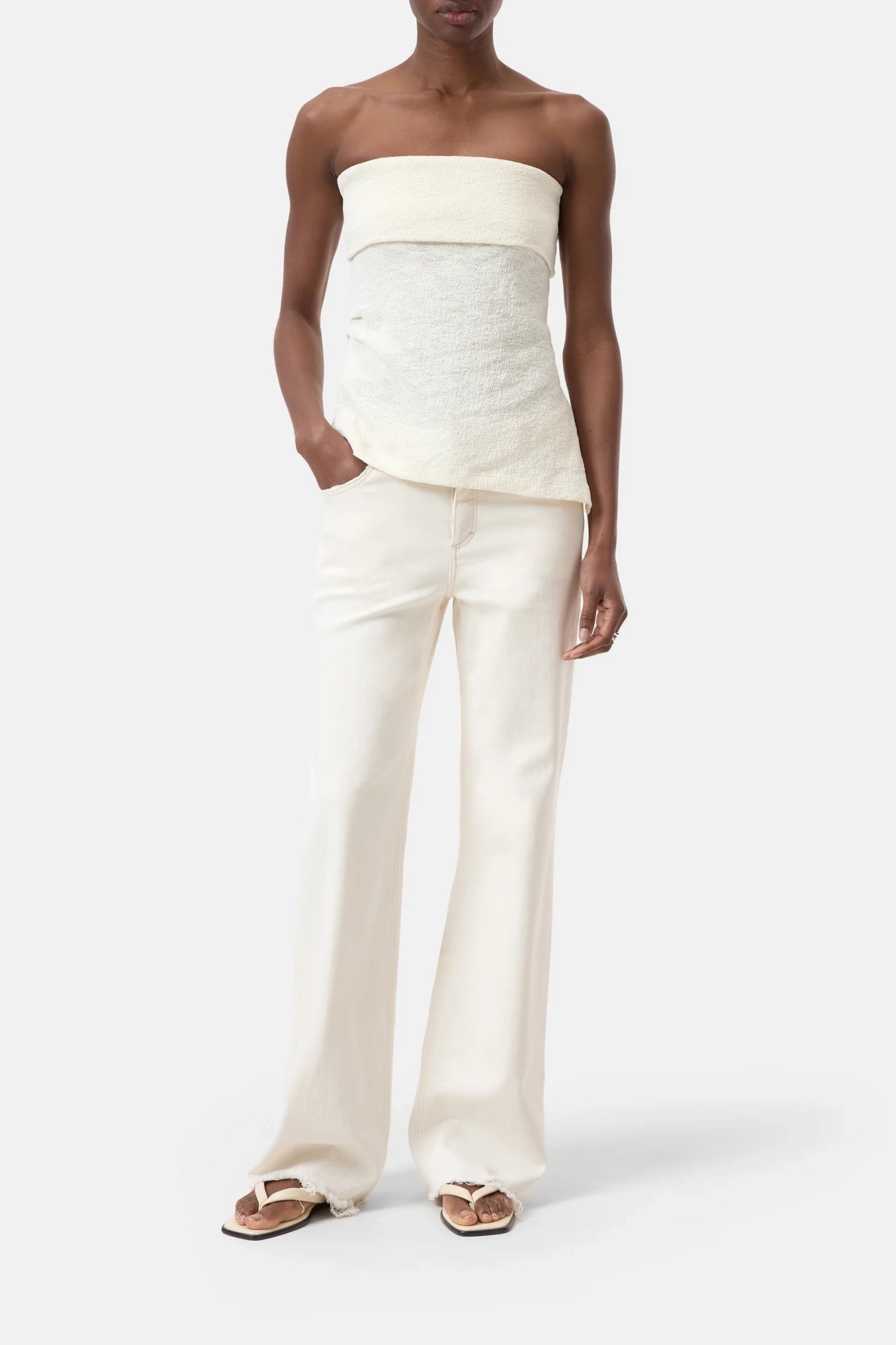 Cotton Bandeau Tube Top