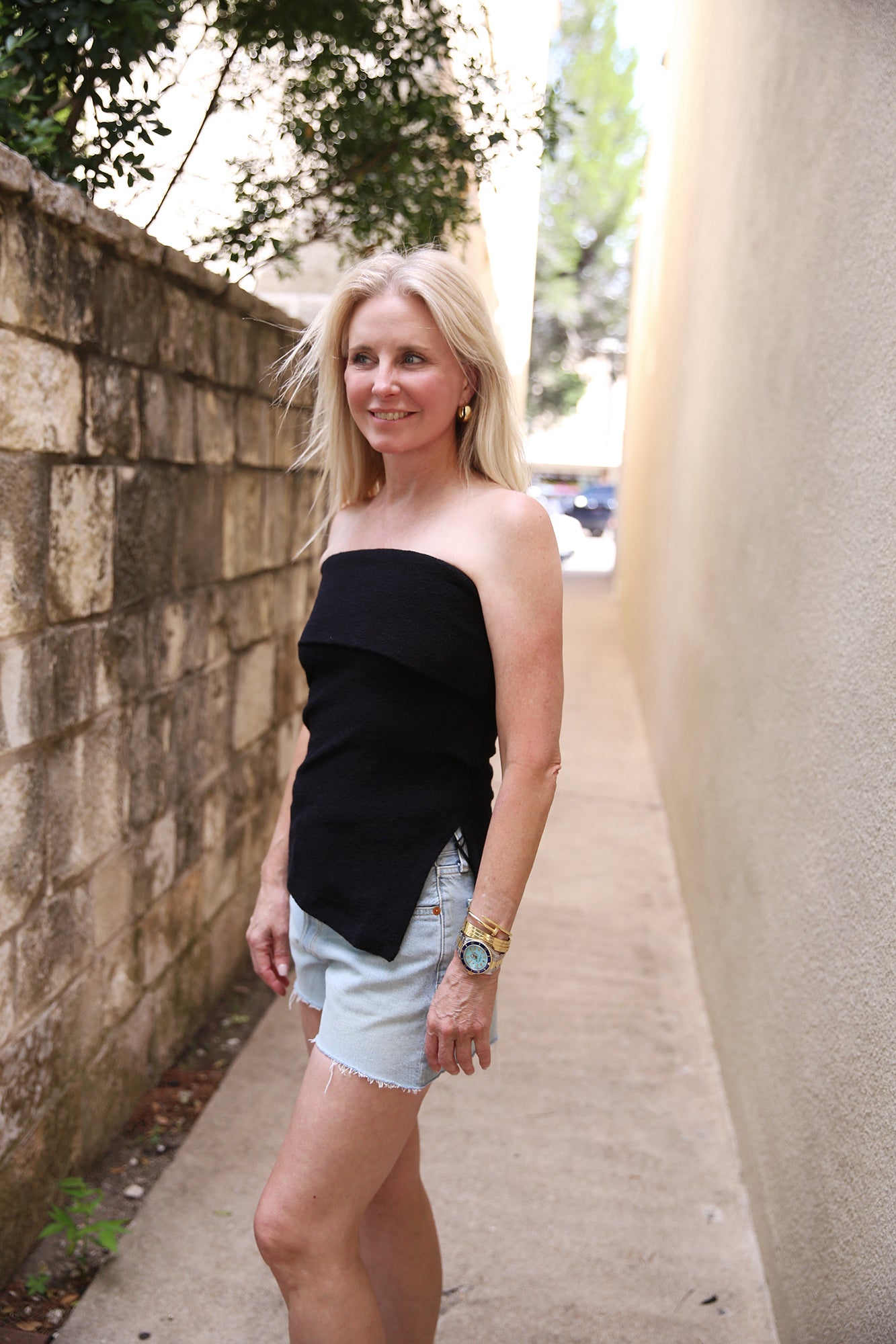 Cotton Bandeau Tube Top