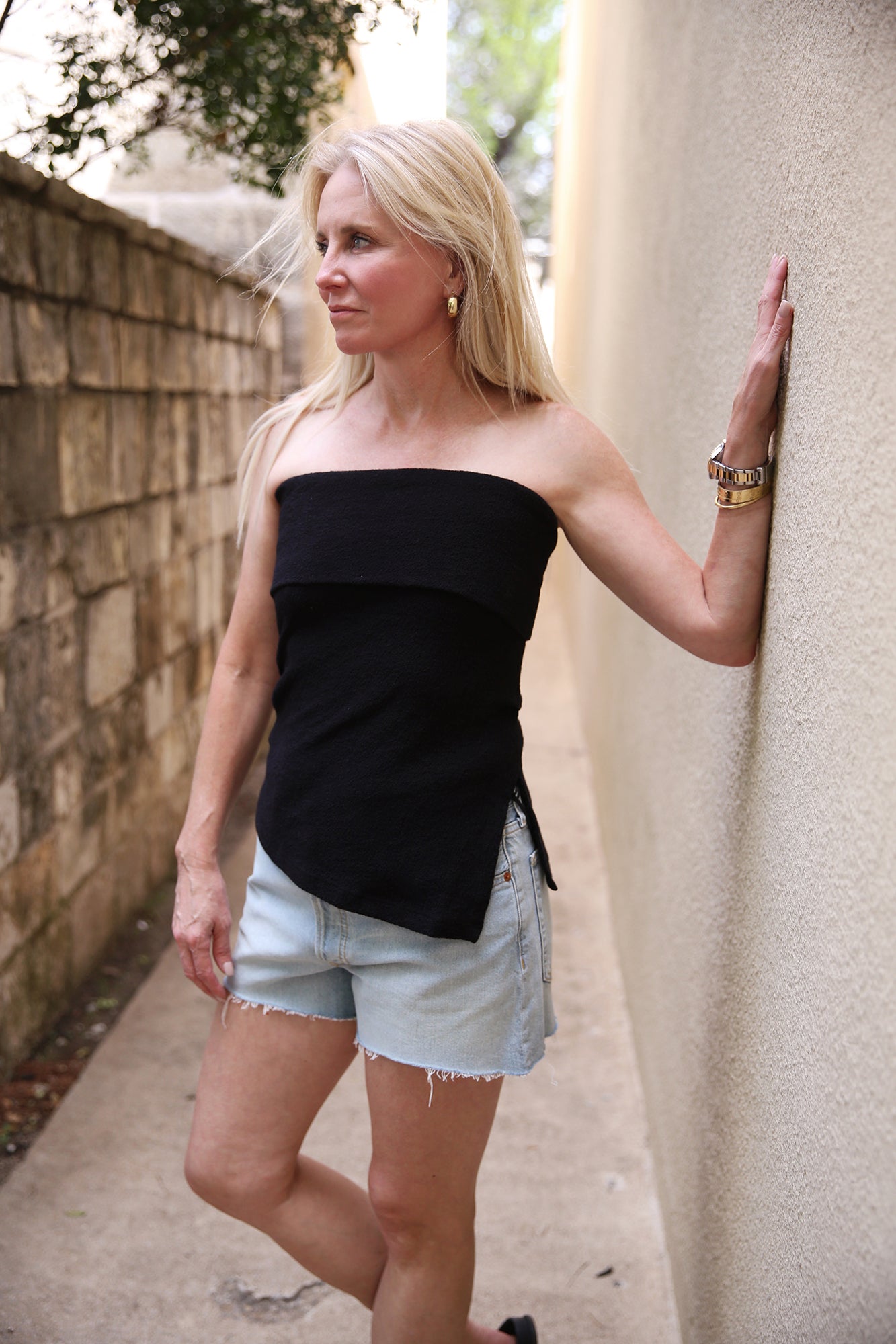 Cotton Bandeau Tube Top