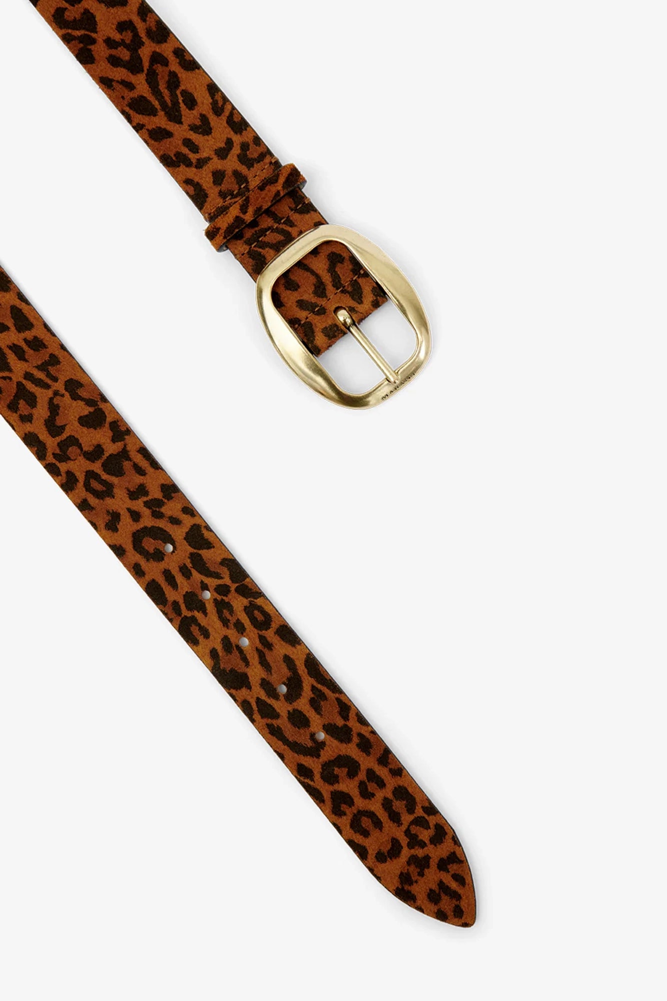 Dara Suede Calfskin Leather Belt