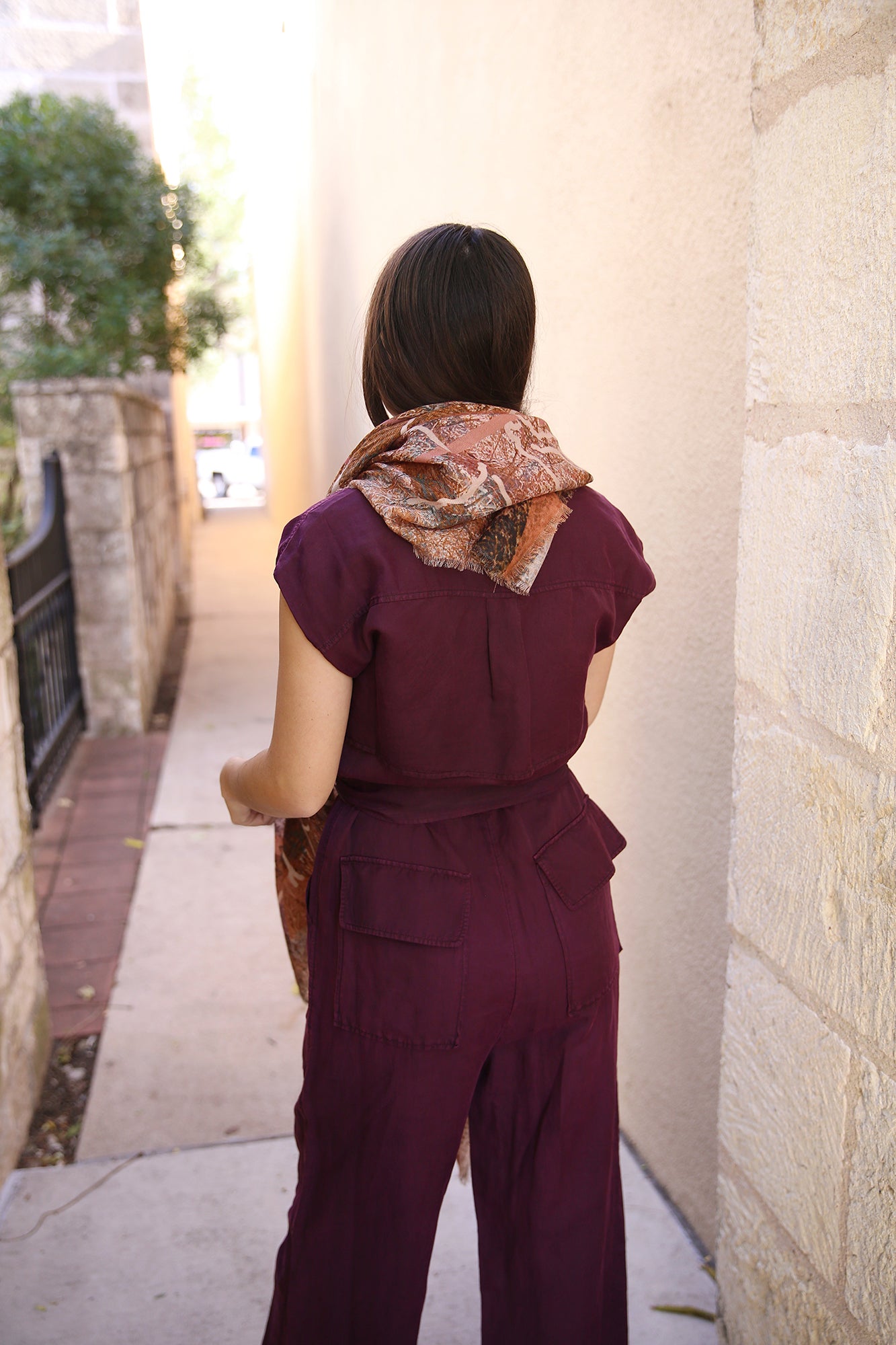 Doughty Merino Wool Scarf 130cm x 130cn