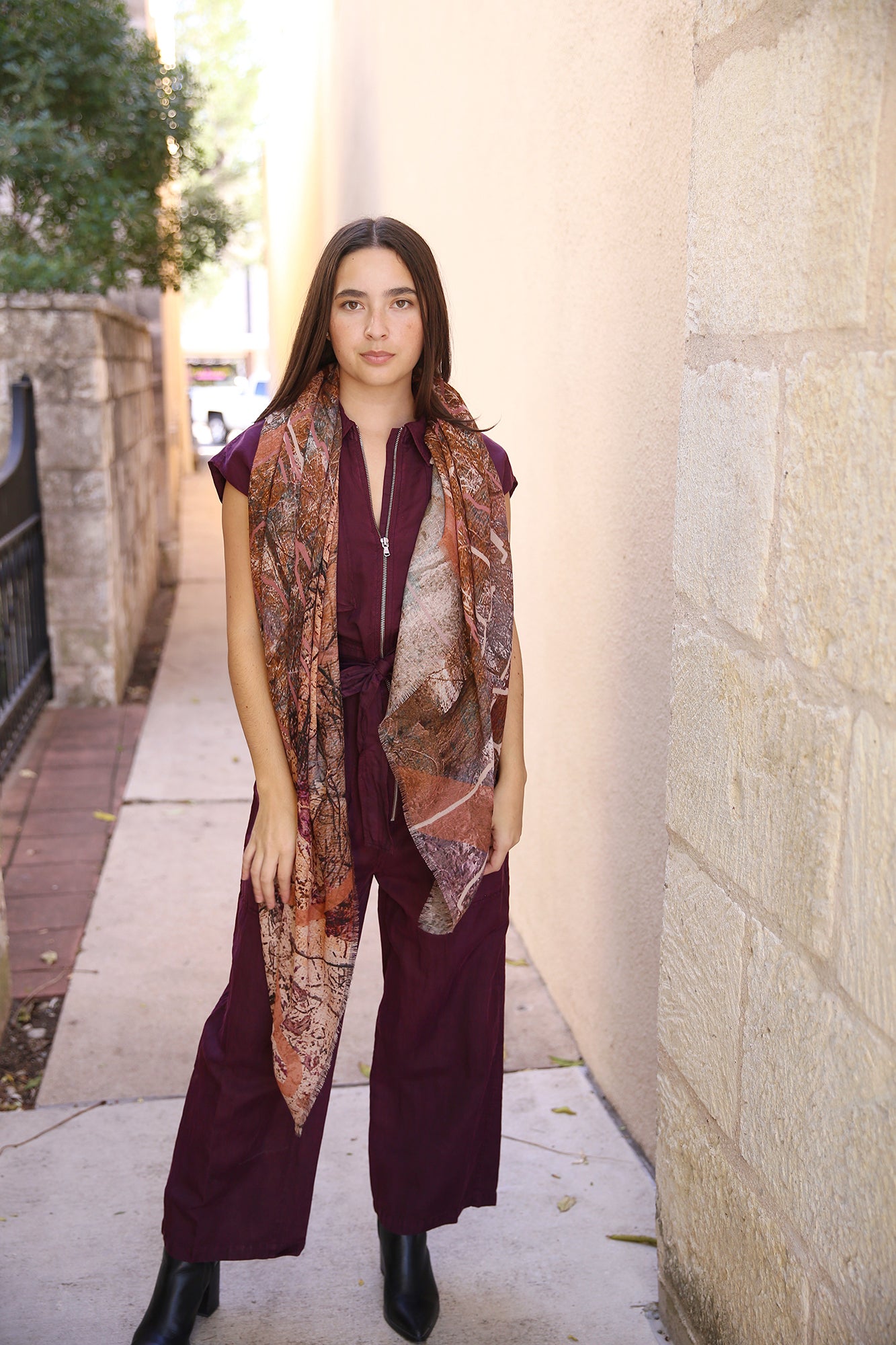 Doughty Merino Wool Scarf 130cm x 130cn