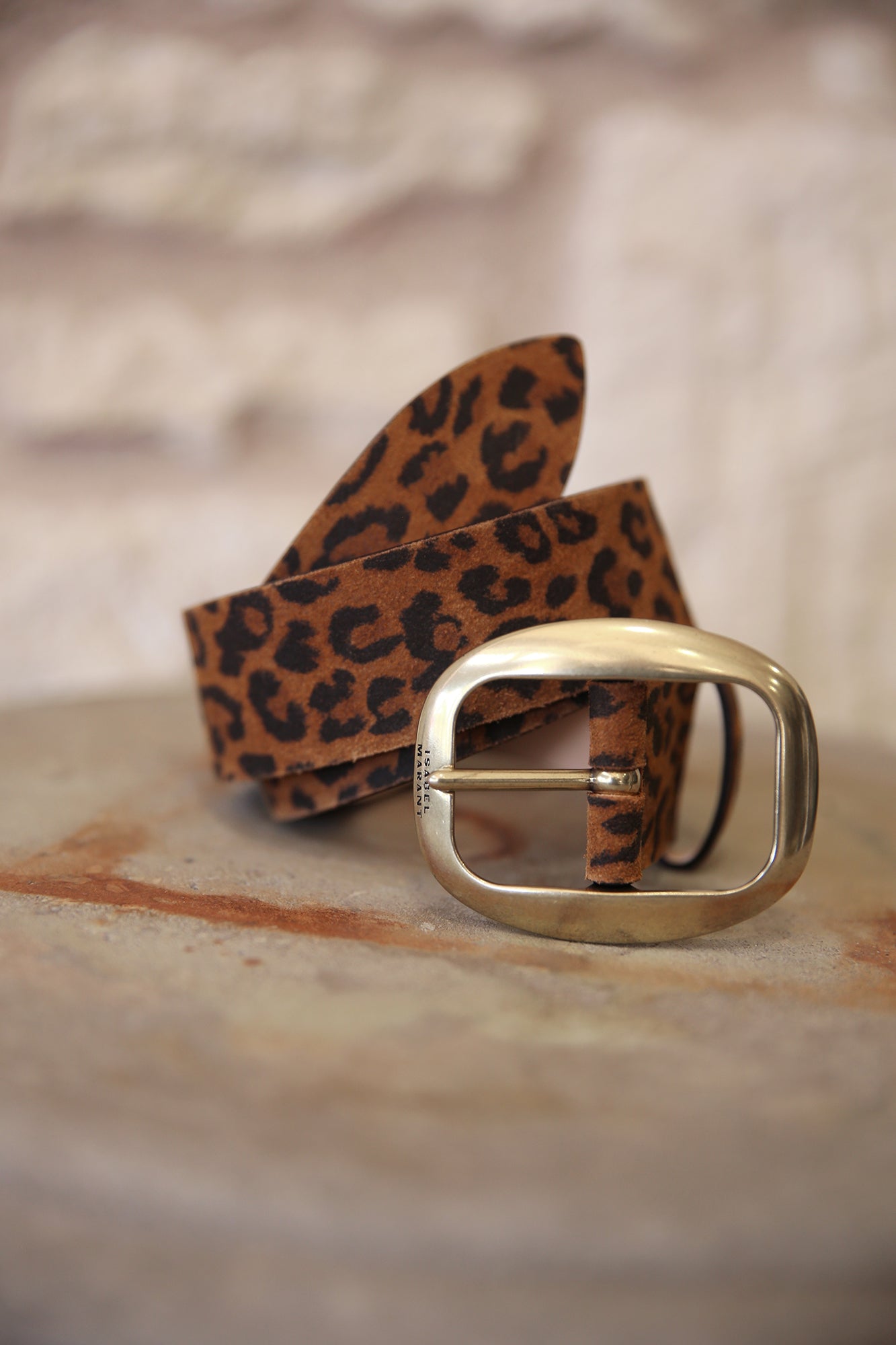 Dara Suede Calfskin Leather Belt