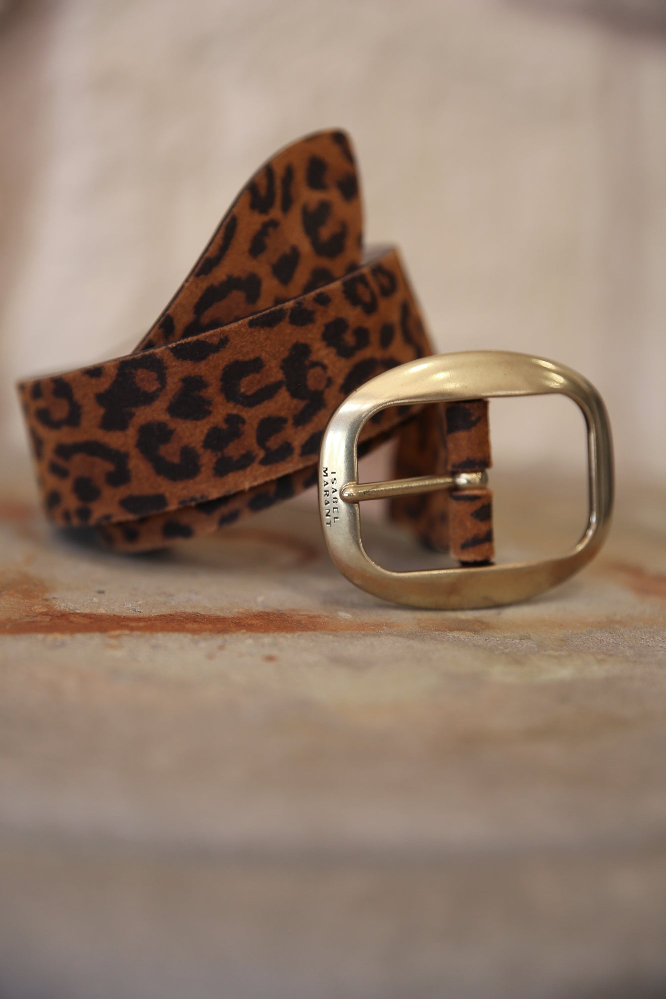 Dara Suede Calfskin Leather Belt