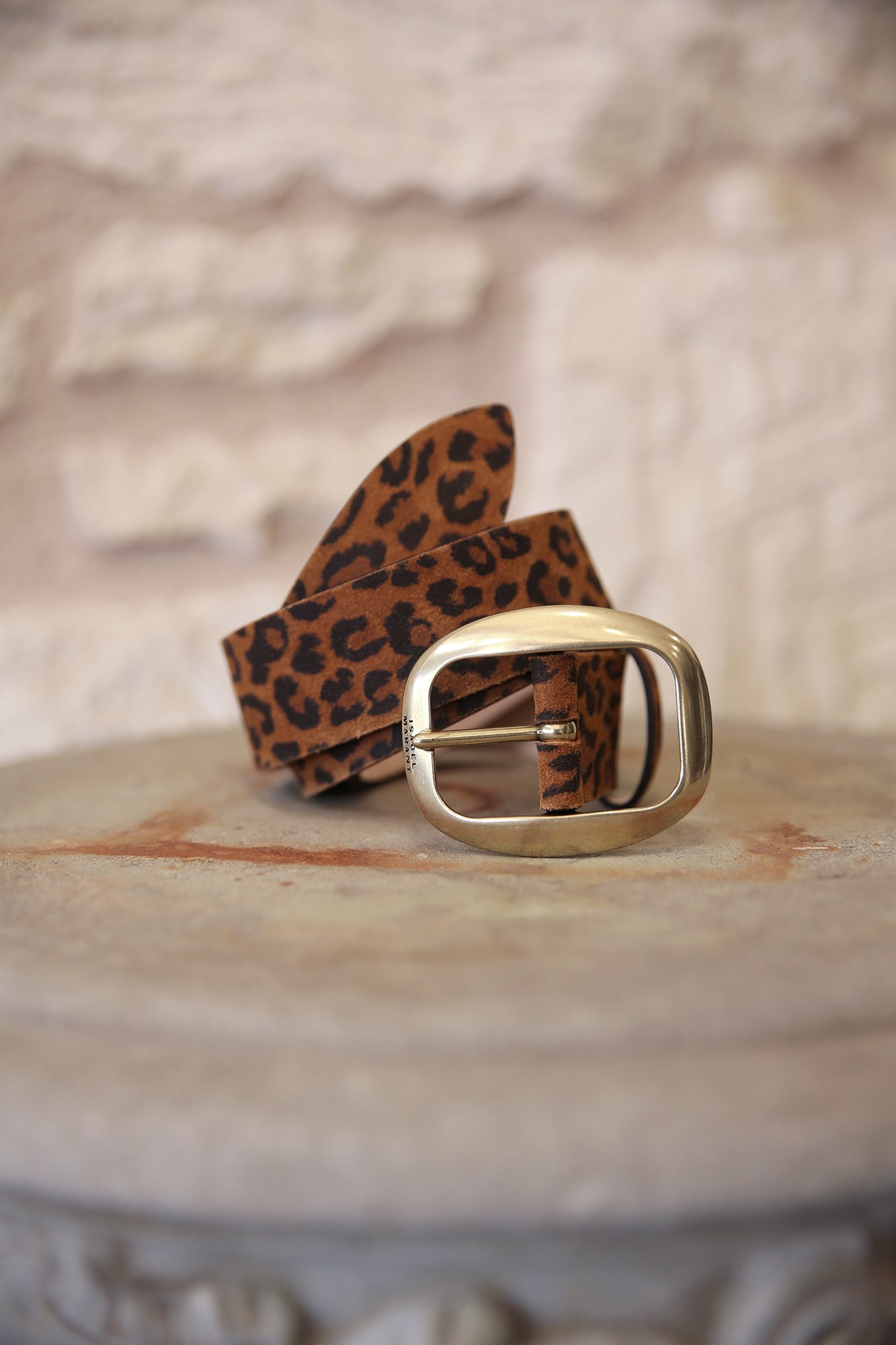 Dara Suede Calfskin Leather Belt