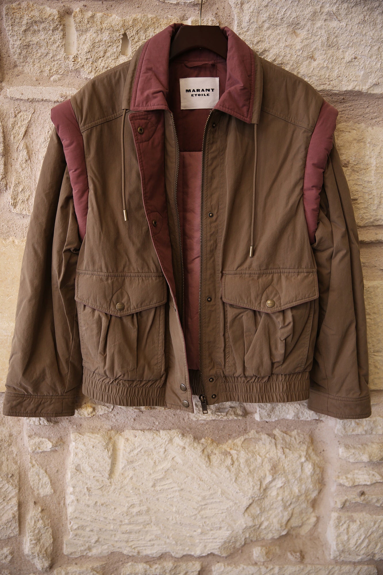 Desha Two-Toned Cotton Jacket