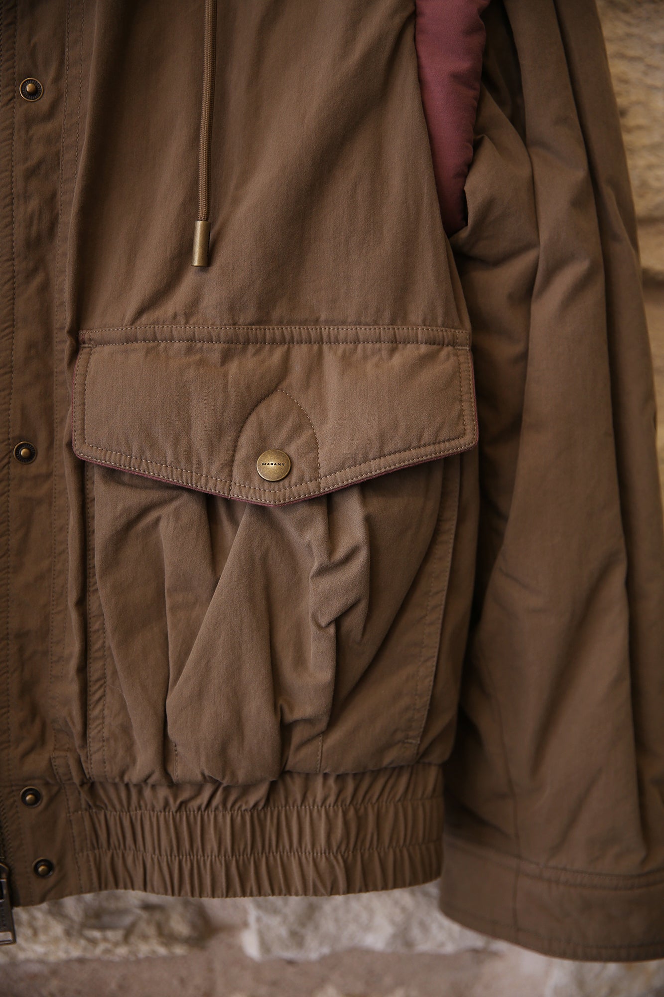 Desha Two-Toned Cotton Jacket