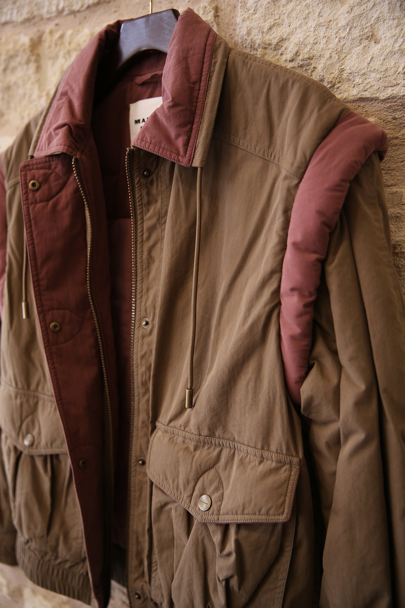 Desha Two-Toned Cotton Jacket