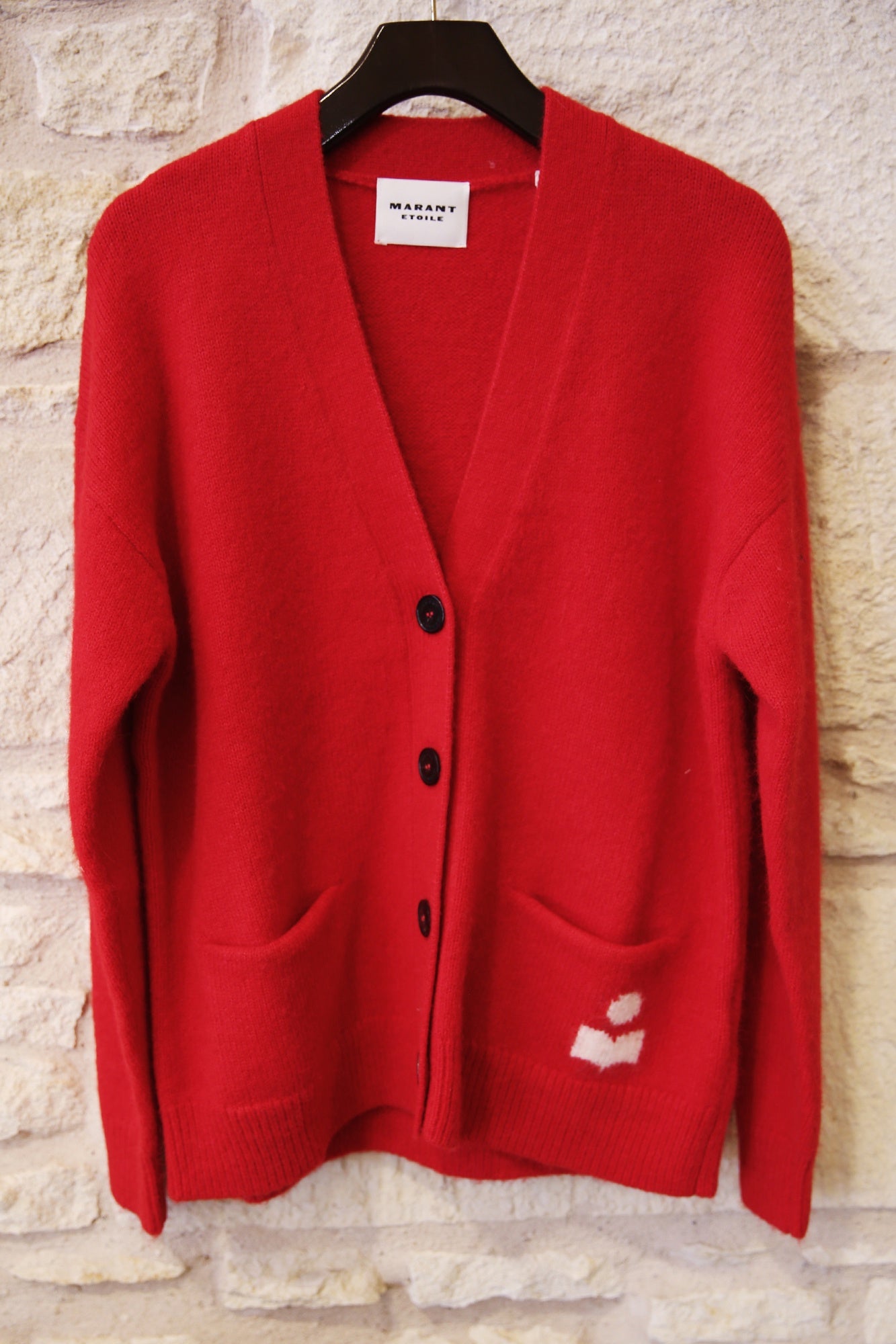 Eborah Logo Festive Alpaca Cardigan