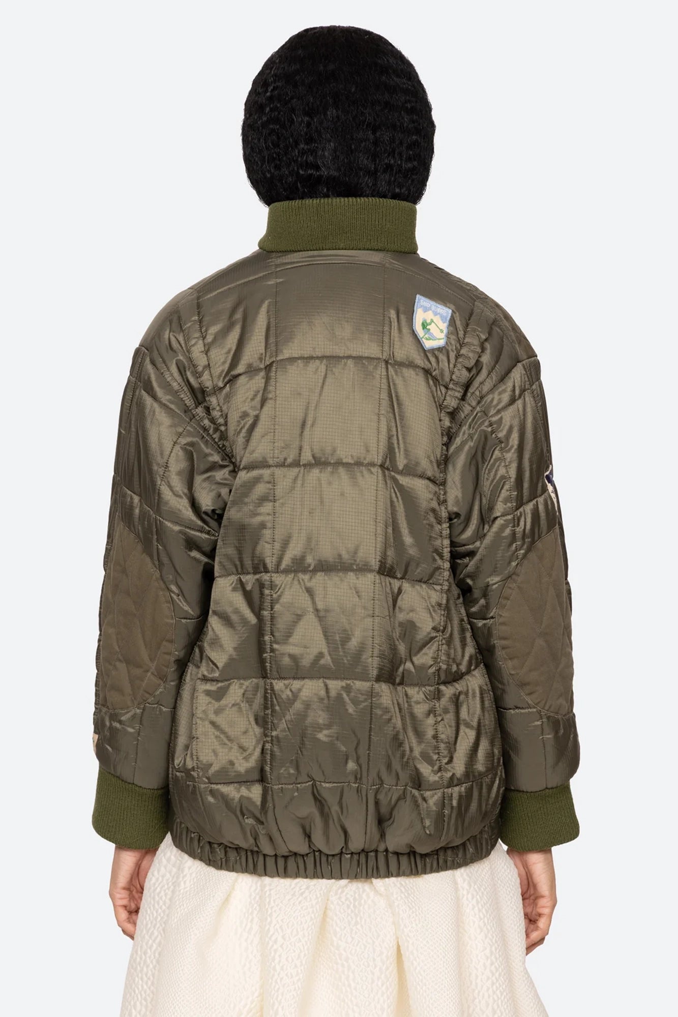 Eira Quilted Patched Puffer Jacket