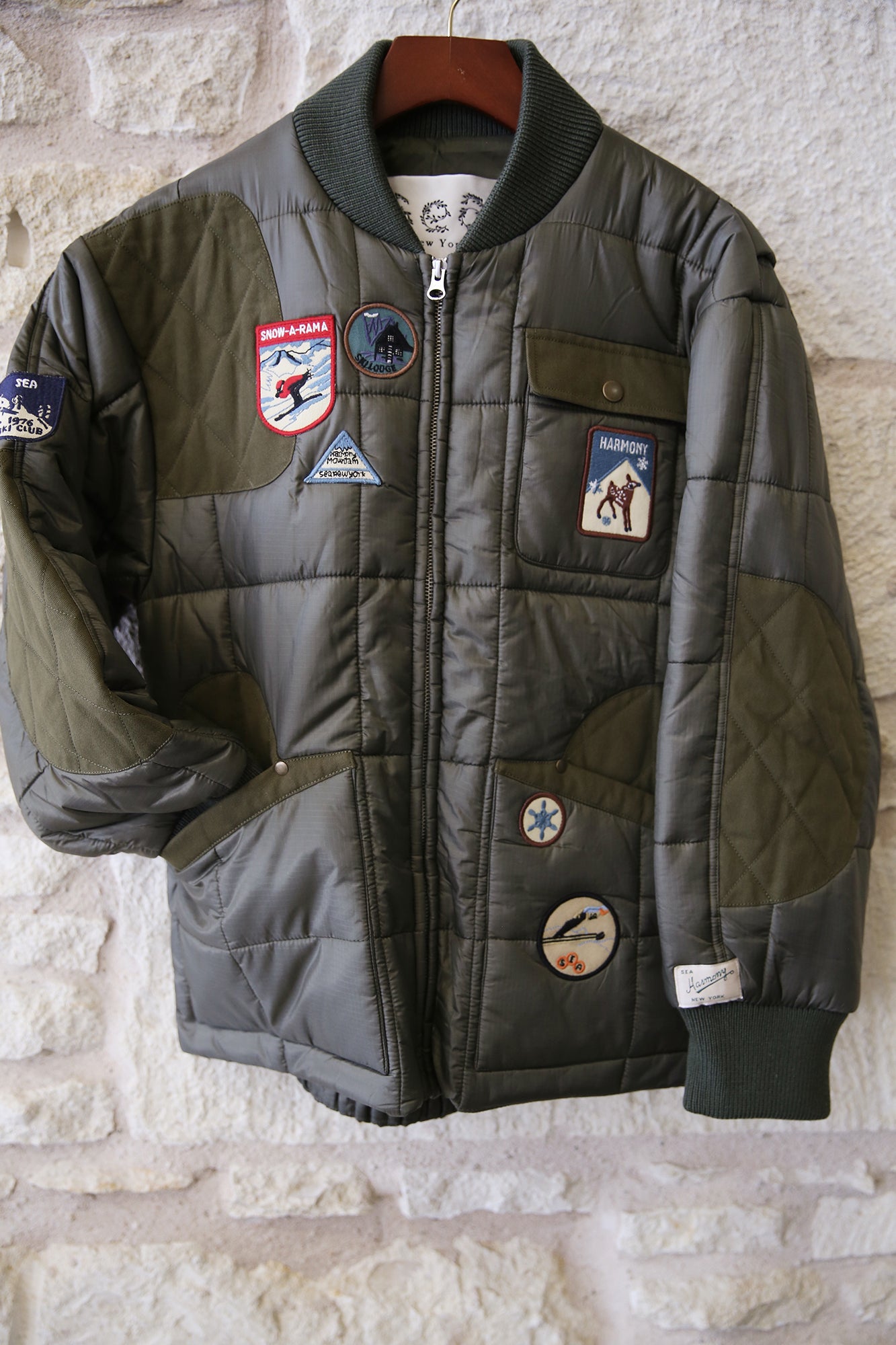 Eira Quilted Patched Puffer Jacket