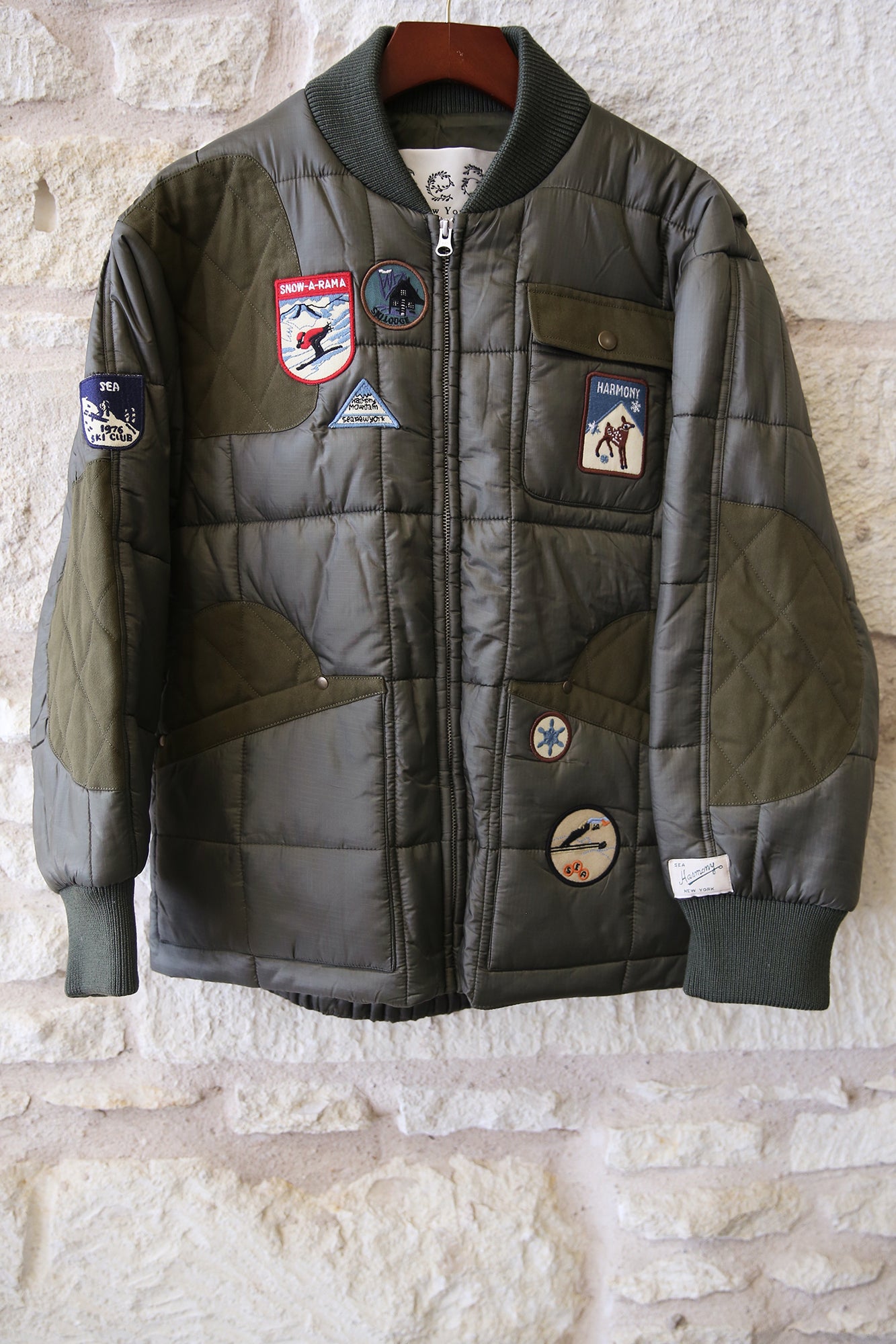 Eira Quilted Patched Puffer Jacket