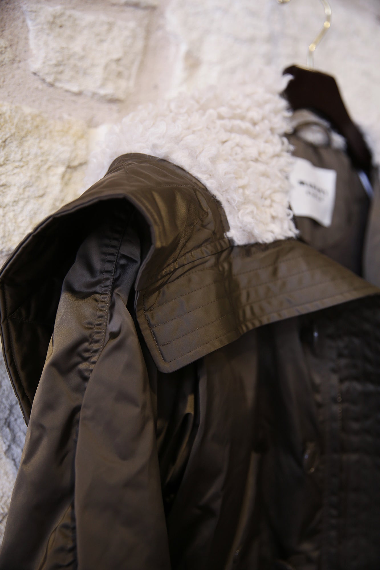 Elisa Short Quilted Satin Coat