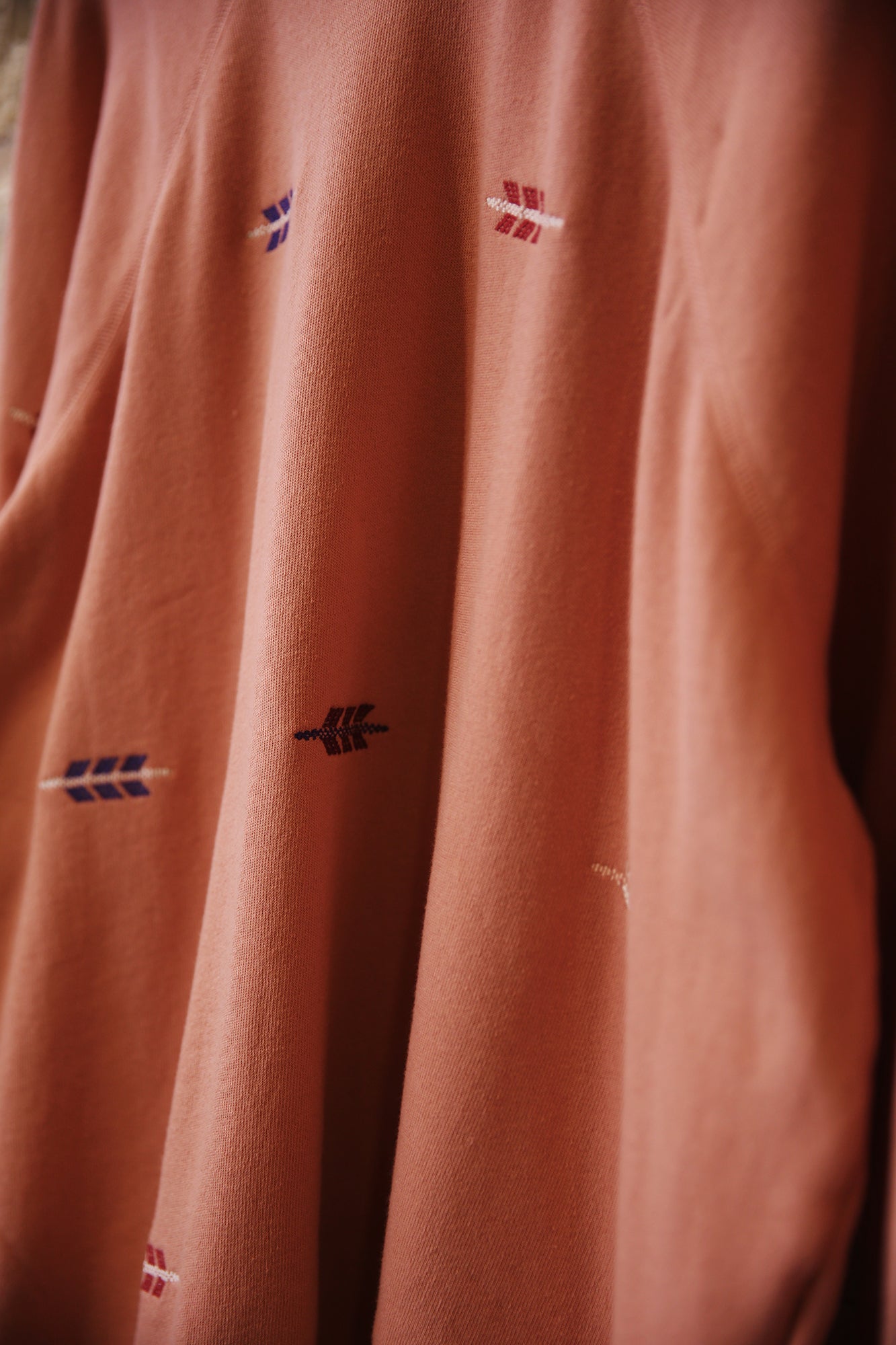 Embroidered Academy Sweatshirt Terracotta Arrow