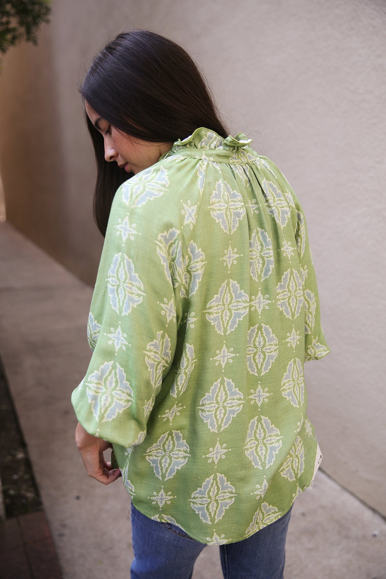 Fiona Shirt Ethnic Jacquard