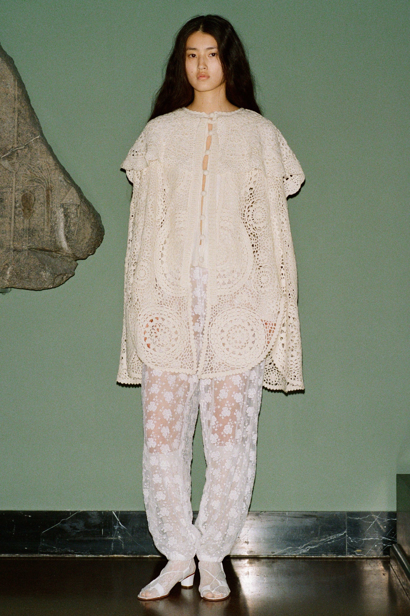 Finn Embroidered Mesh Bubble Pants