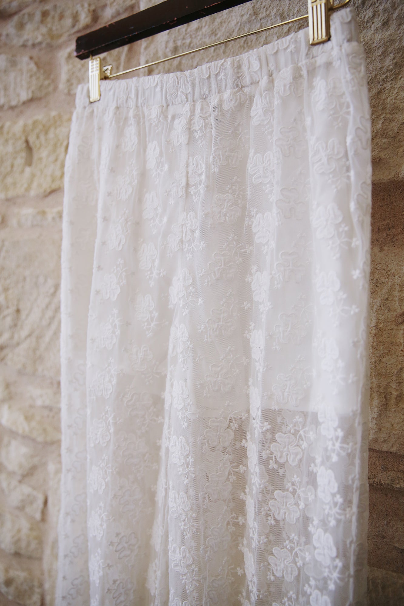 Finn Embroidered Mesh Bubble Pants