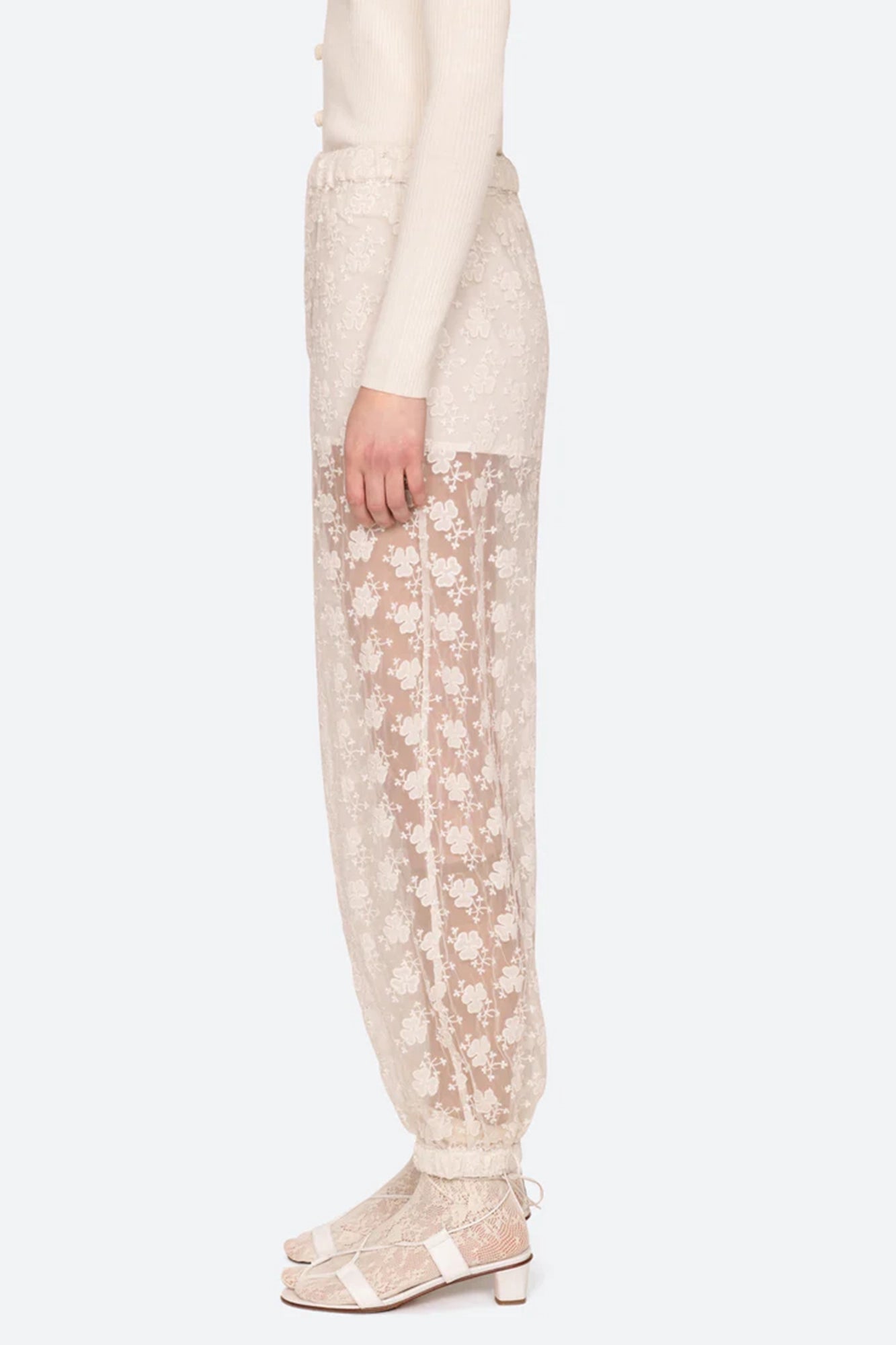 Finn Embroidered Mesh Bubble Pants