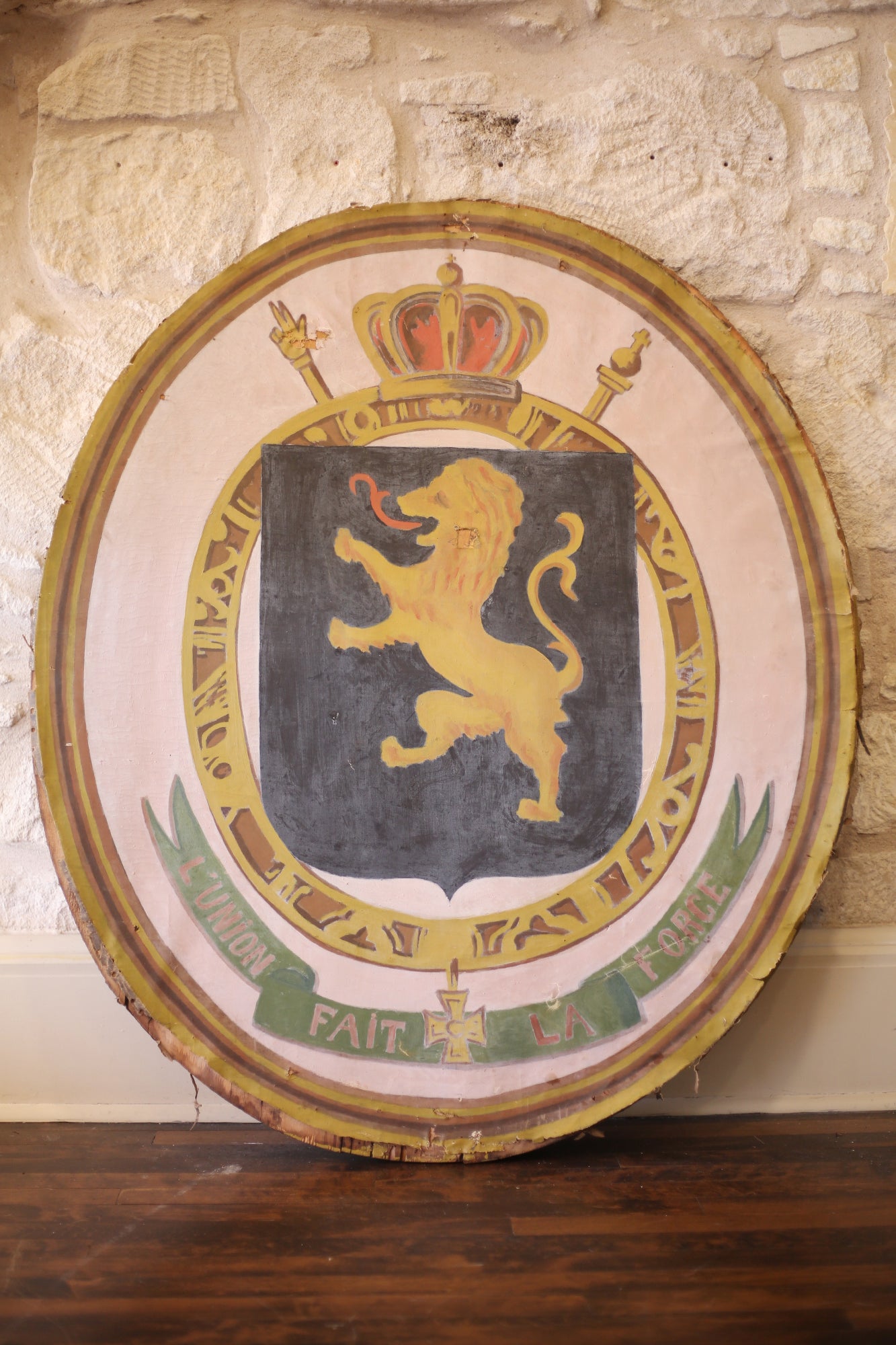 French Religion Canvas Lion