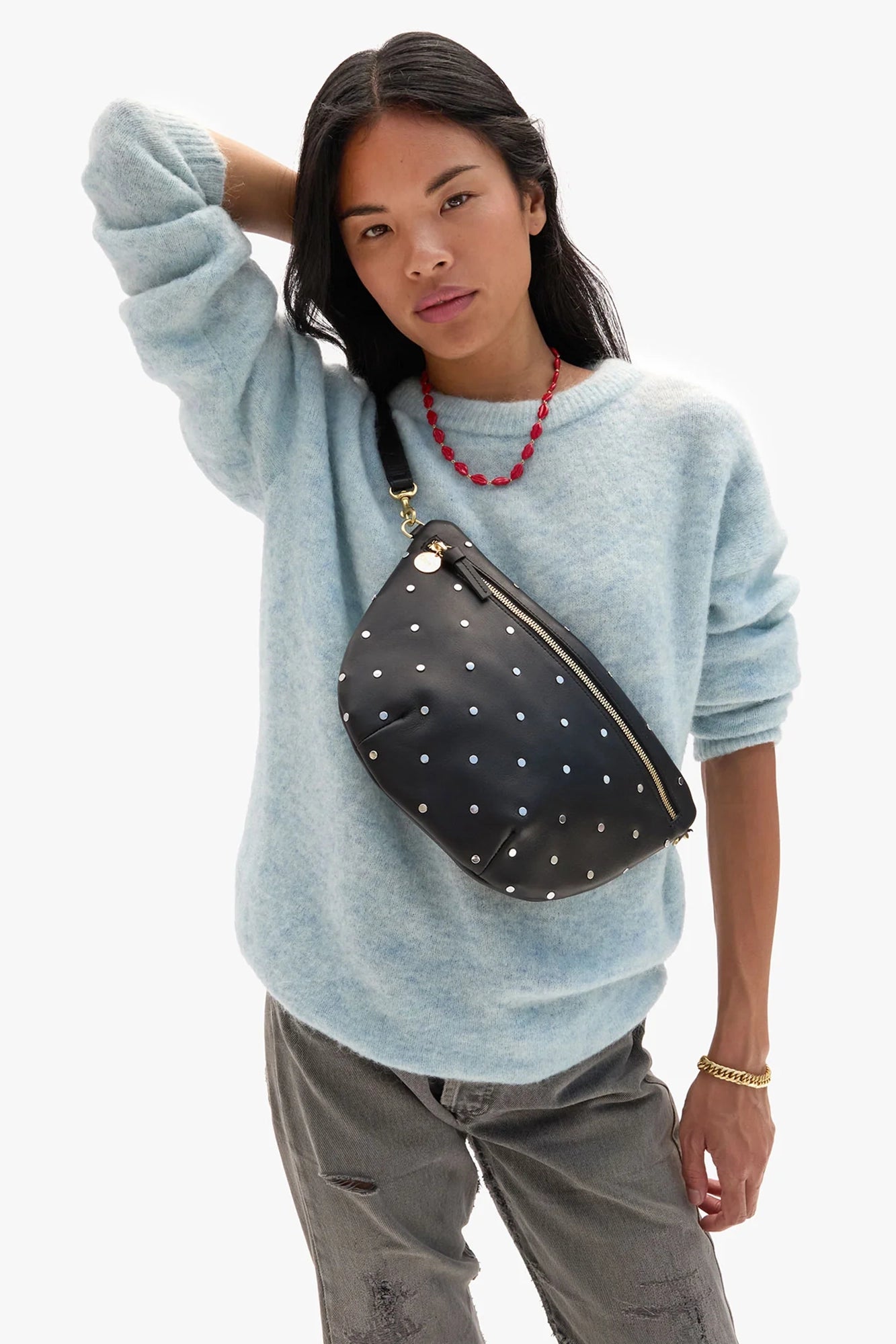 Grande Fanny Black W/Studs