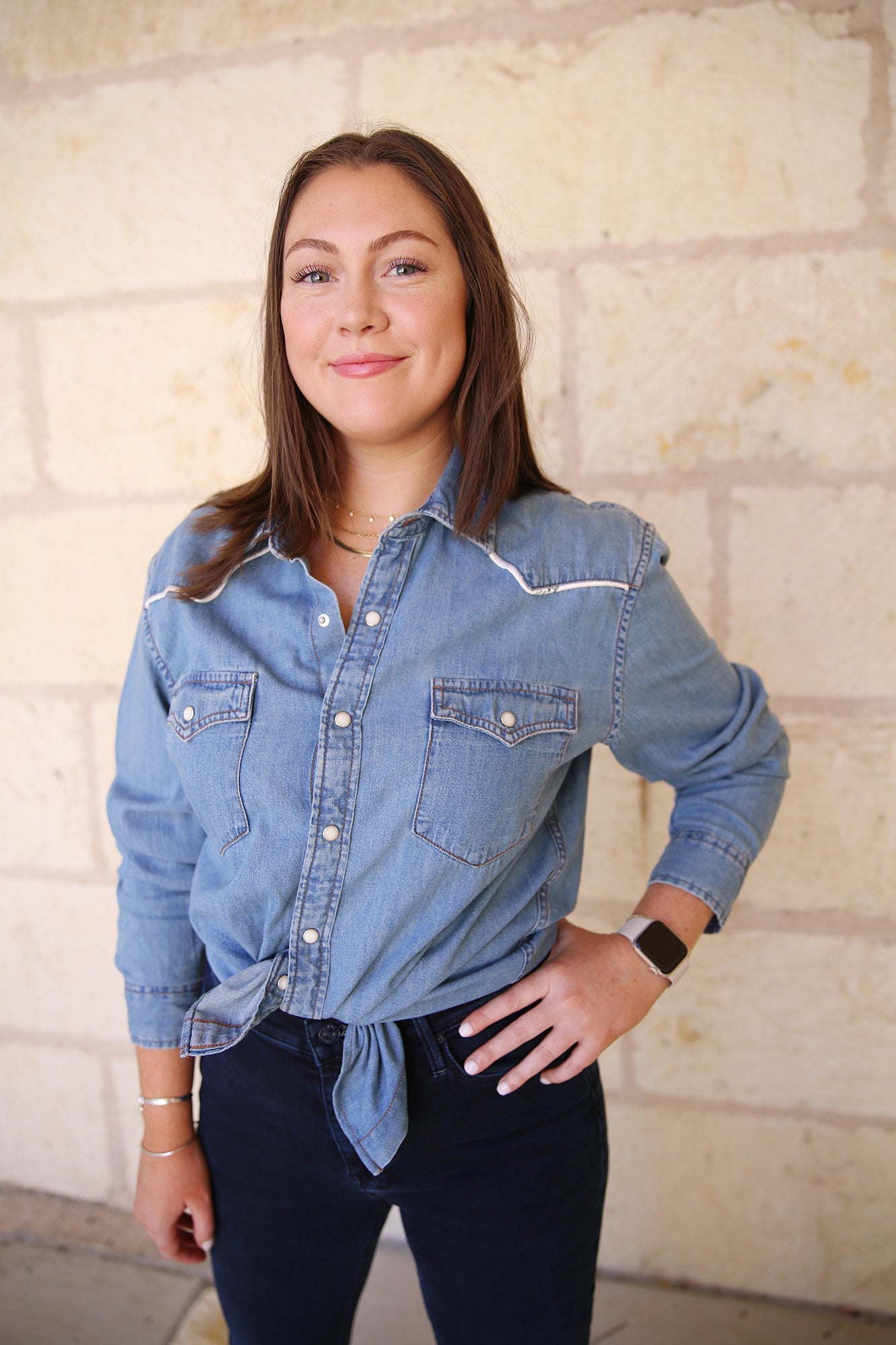 Hassie Top Light Wash