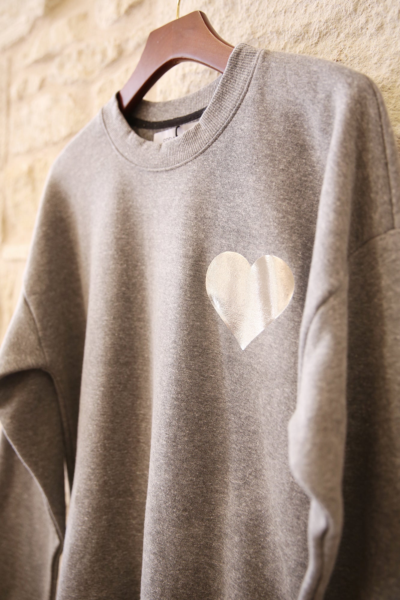Dark Grey Heart Logo Sweatshirt